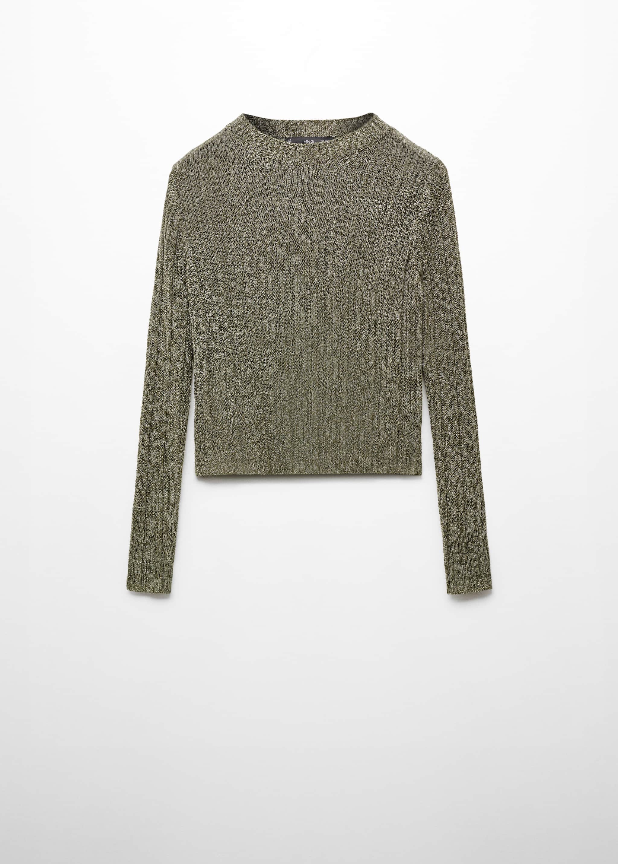 Lurex perkins-neck sweater - Article without model