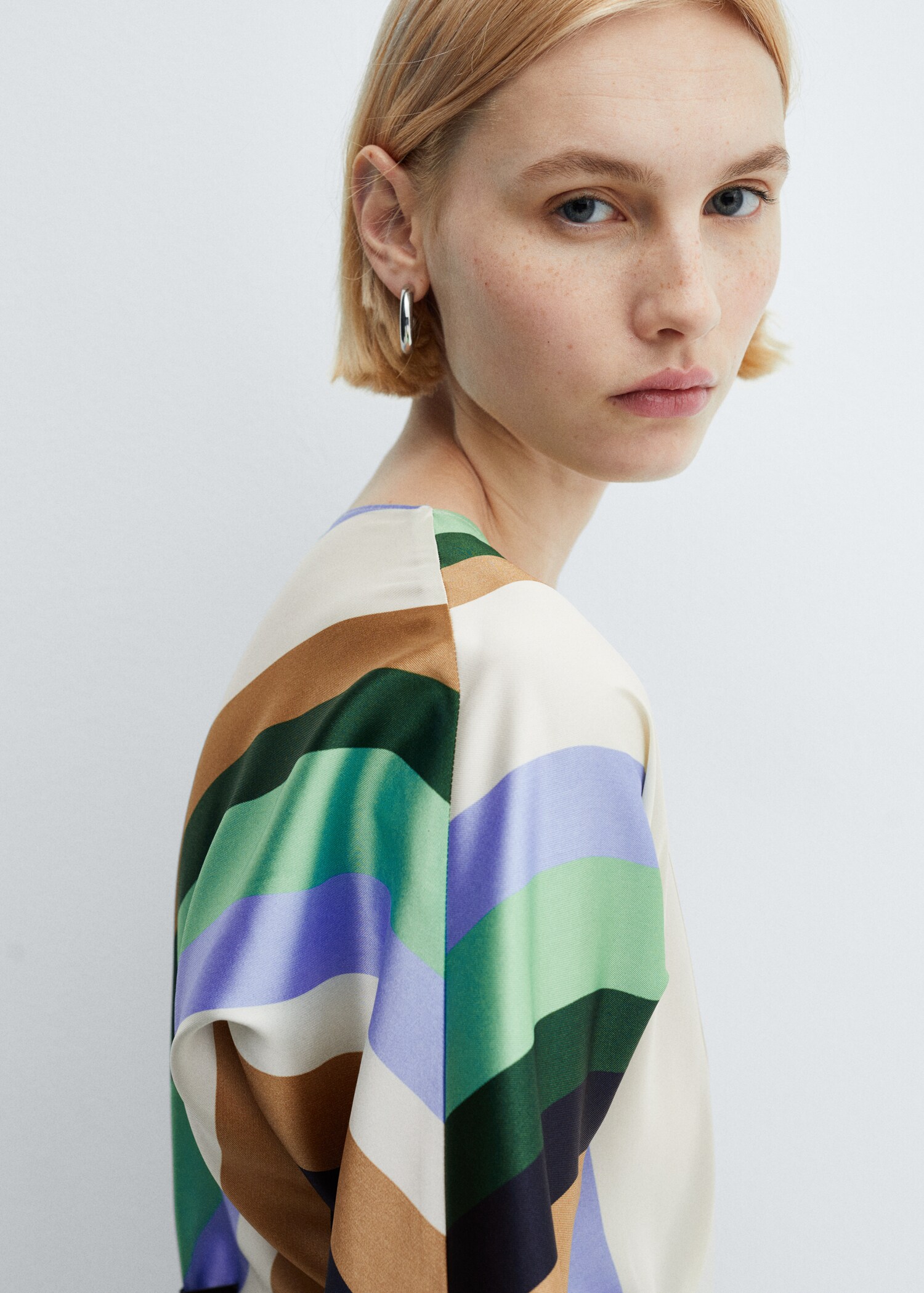 Striped Satin Dress striped-satin-dress