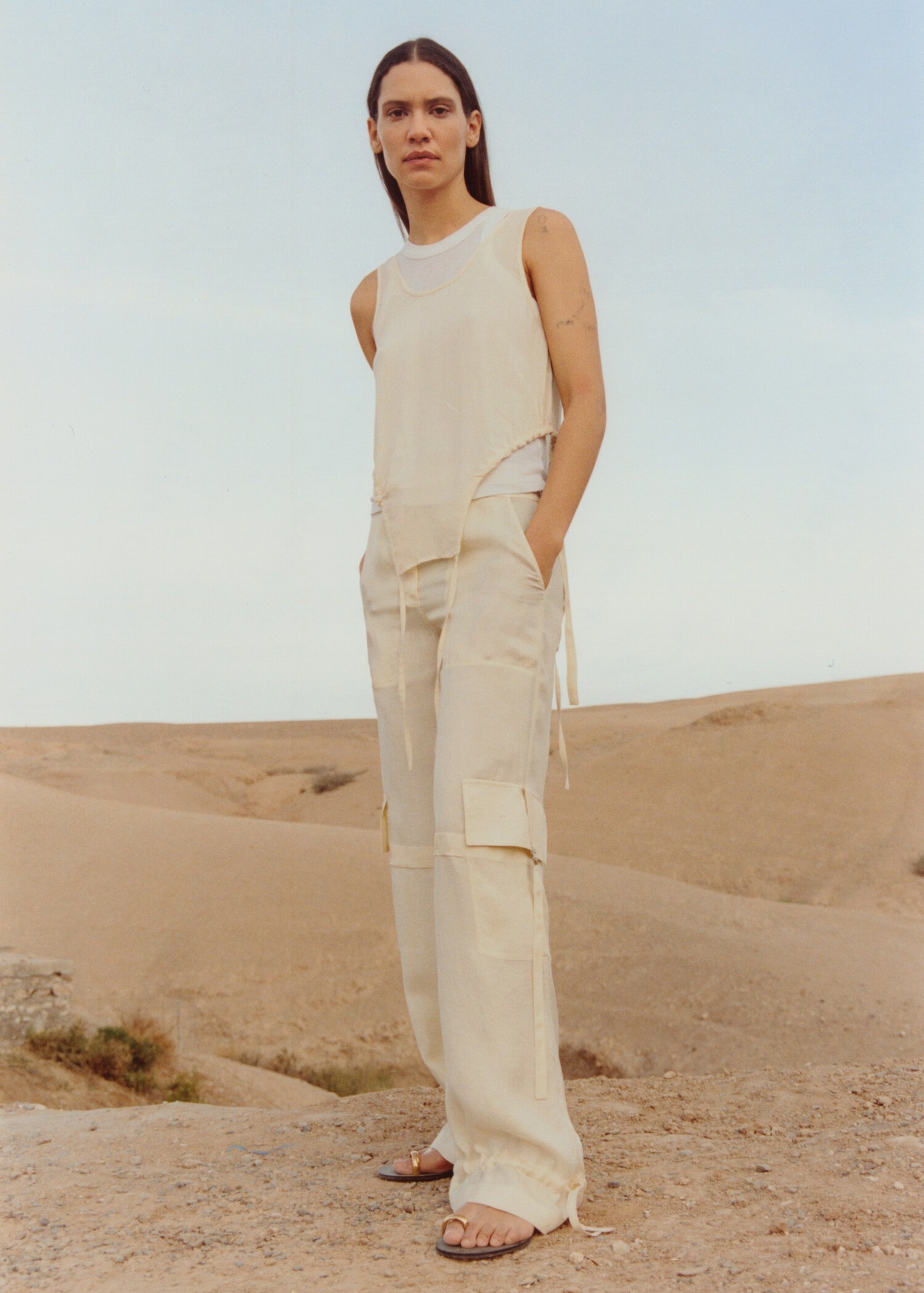 Pantalon cargo Lyocell - Détail de l'article 7