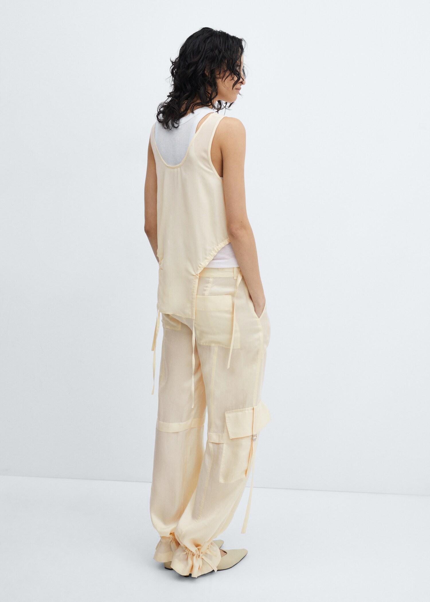 Pantalon cargo Lyocell - Verso de l’article