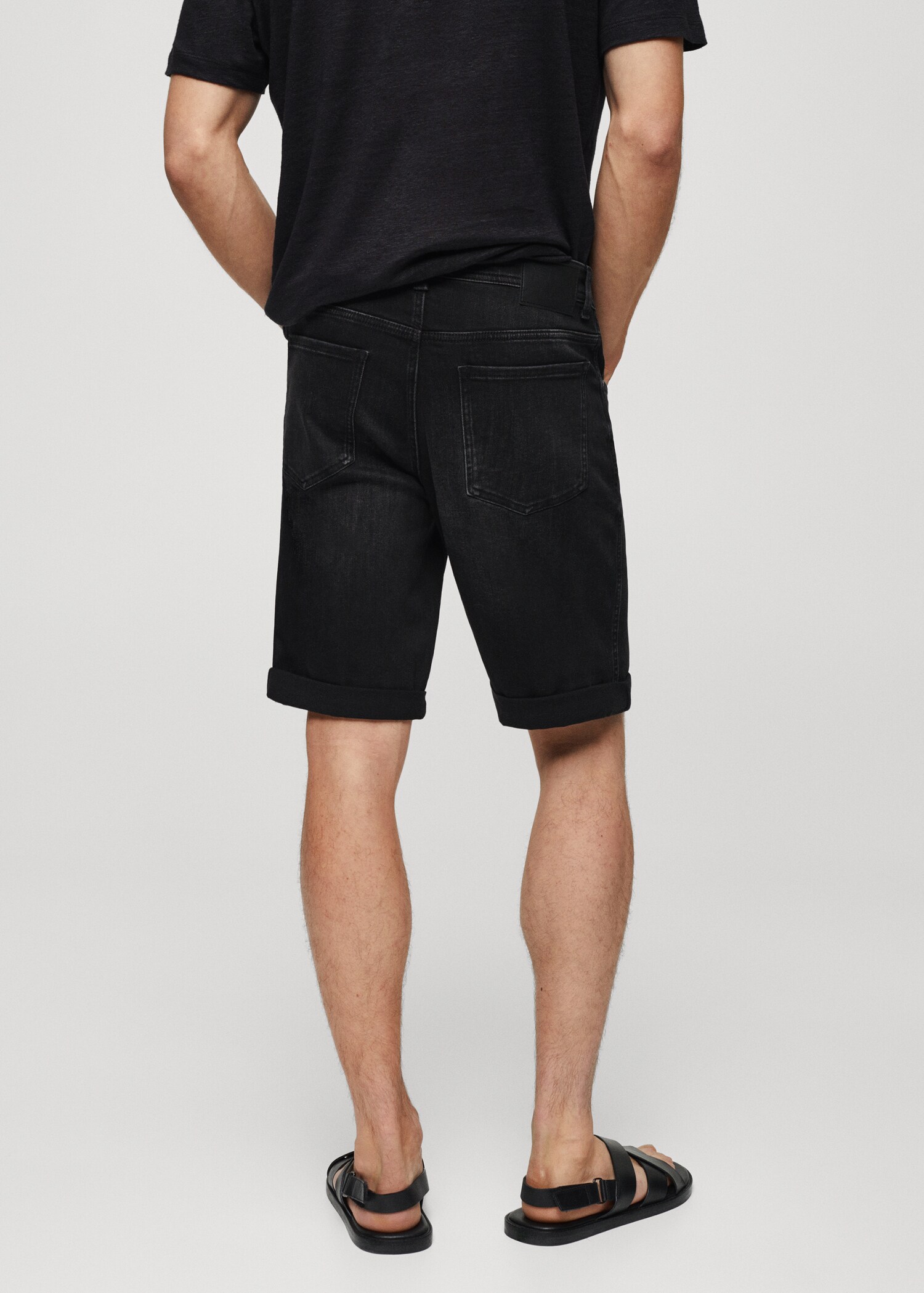 Bermudes texanes slim fit - Revers de l'article