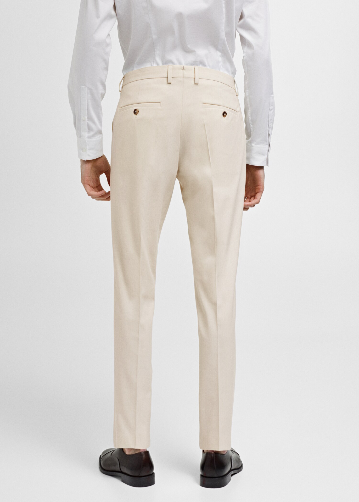 Pantaloni completo super slim-fit tessuto stretch - Retro dell'articolo