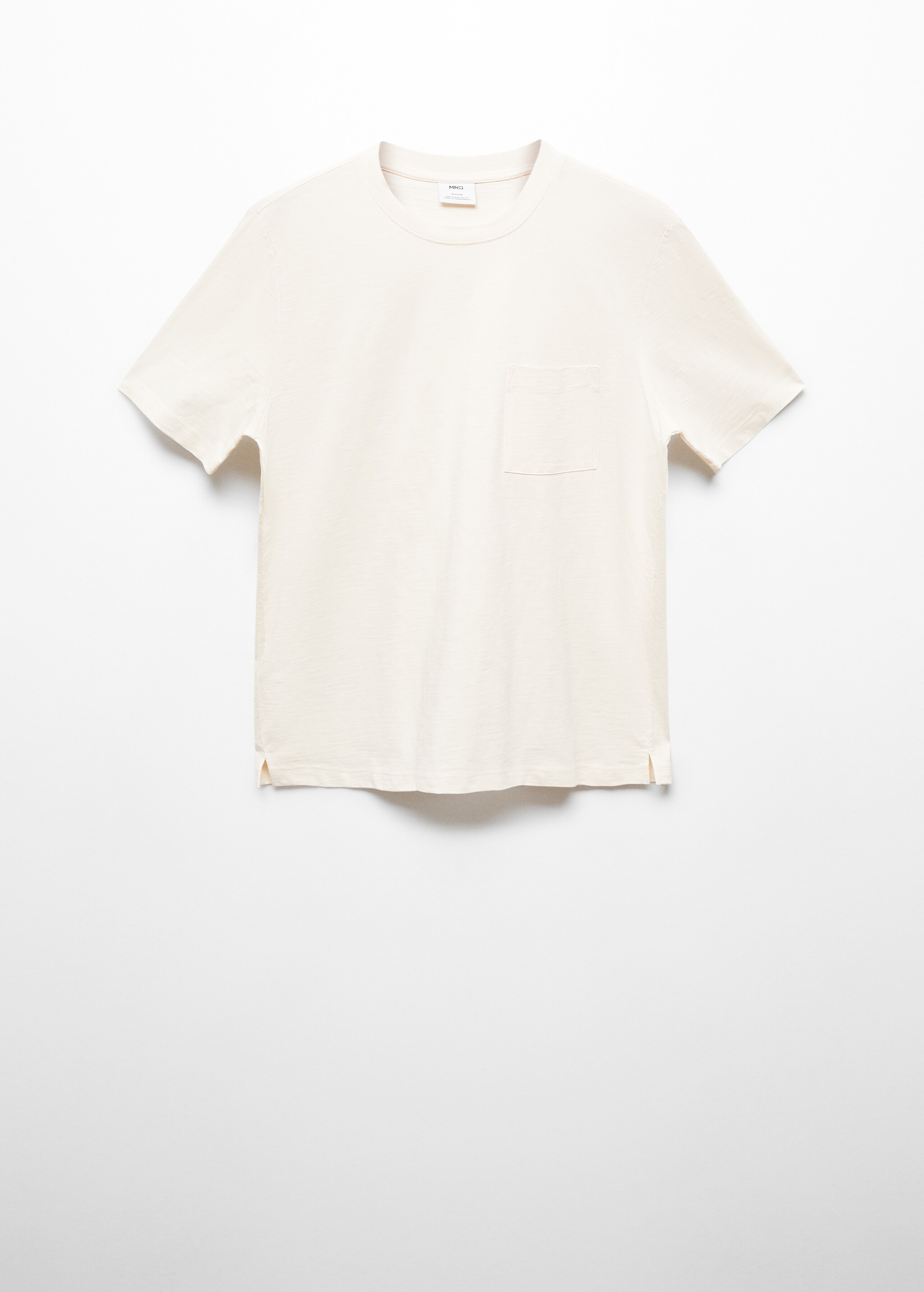 T-shirt poche 100 % coton - Article sans modèle