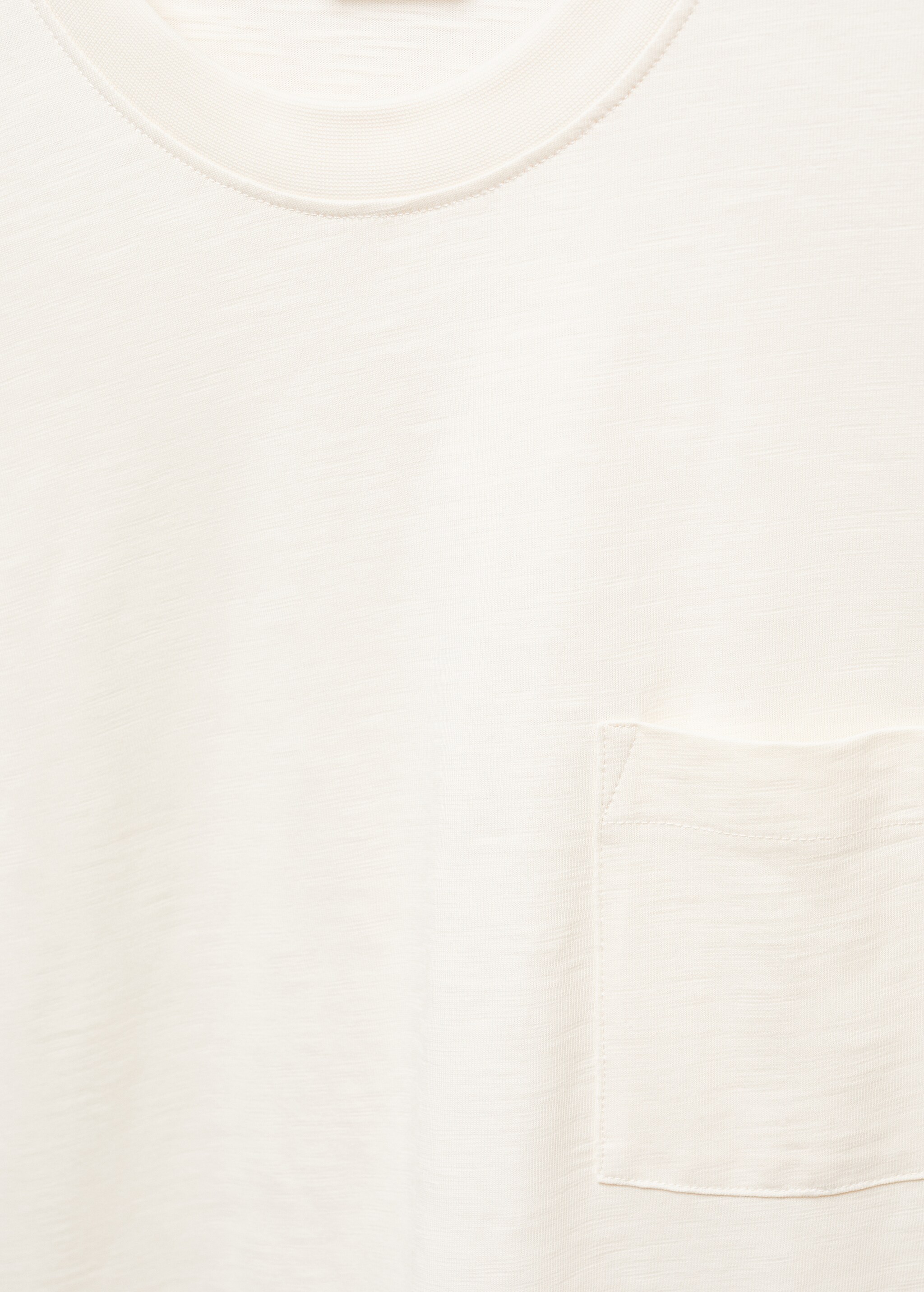 100% cotton t-shirt with pocket - Details of the article 8