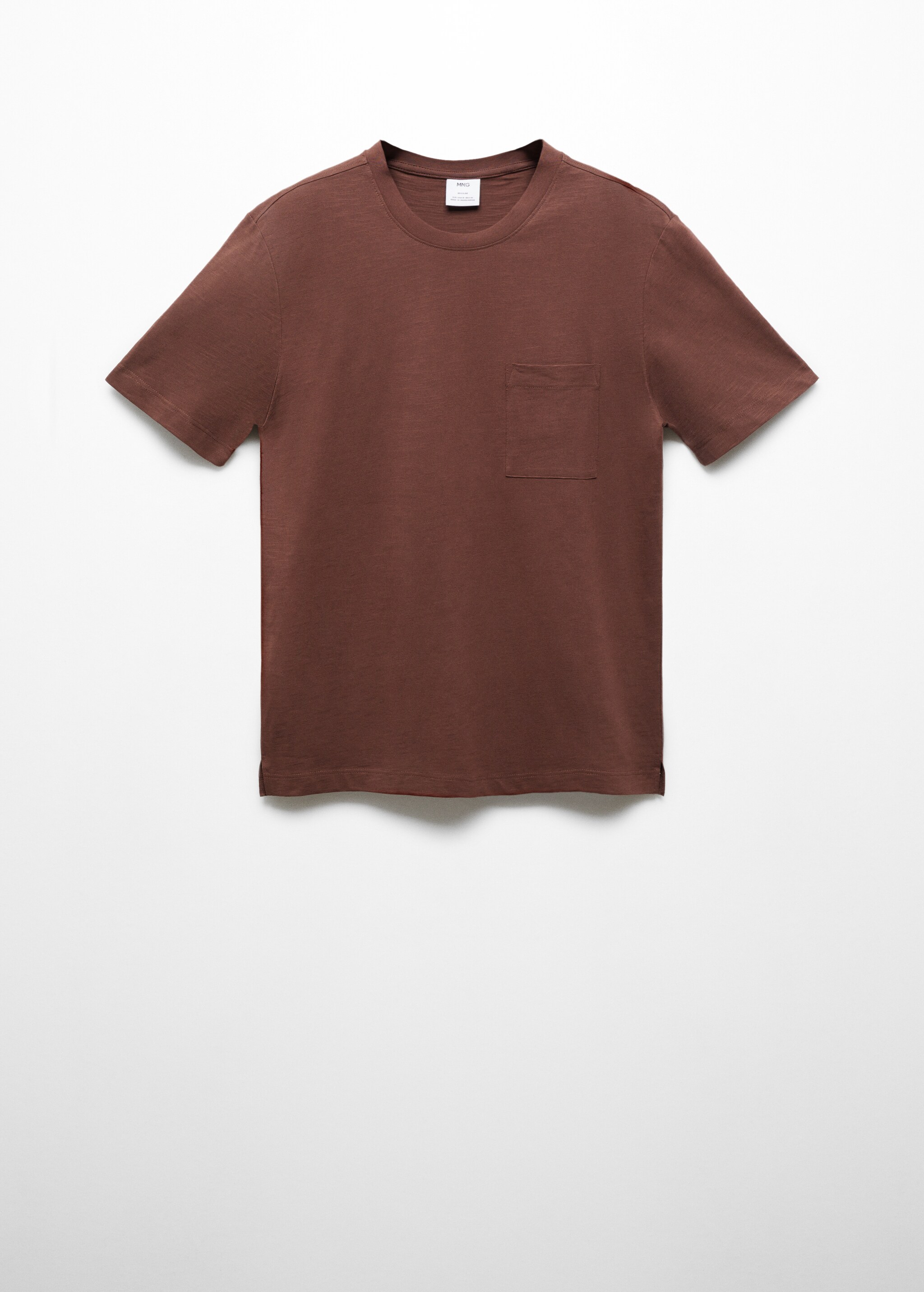 T-shirt de 100% algodão com bolso - Artigo sem modelo