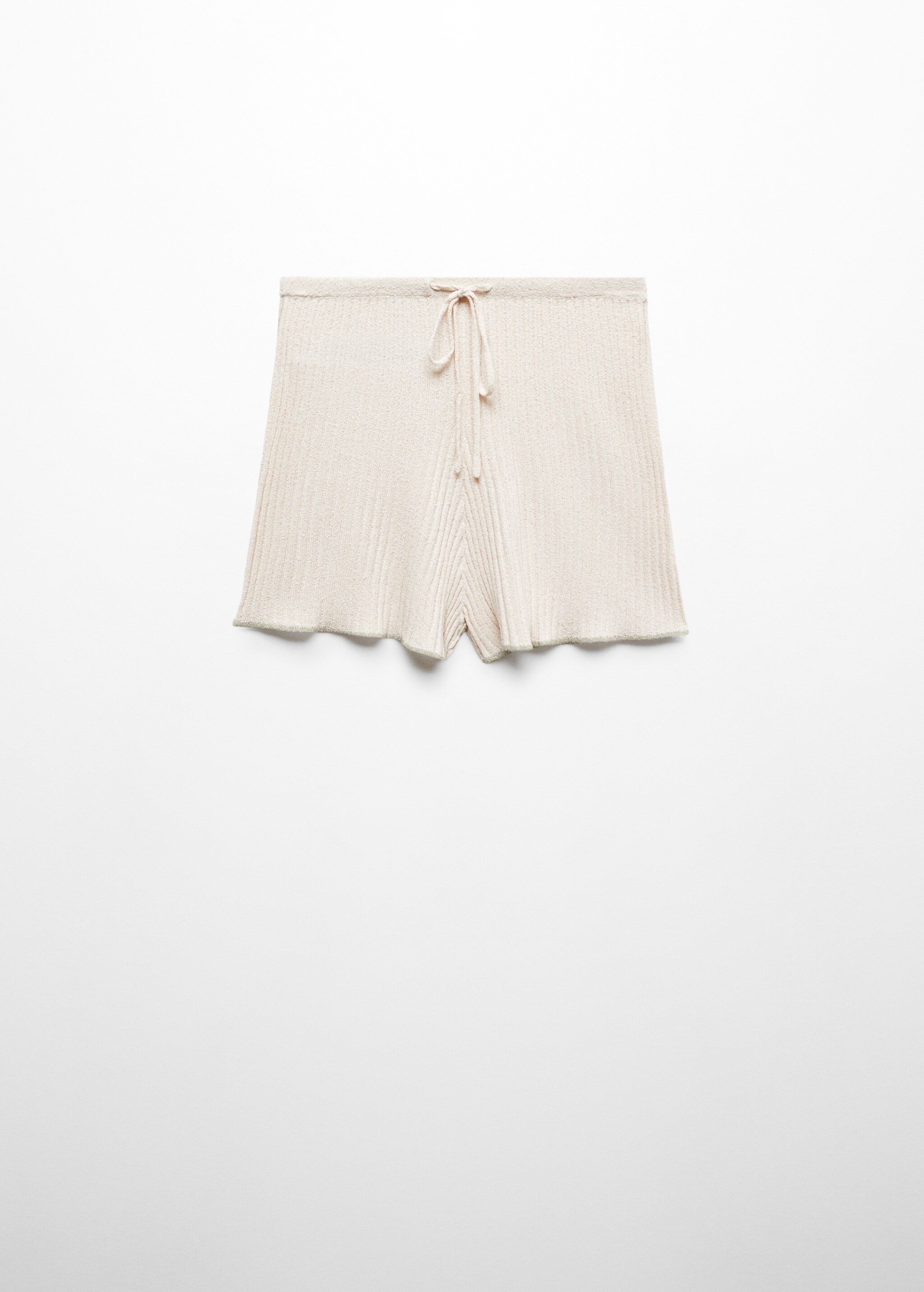 Пижамные шорты в рубчик - Изделие без модели