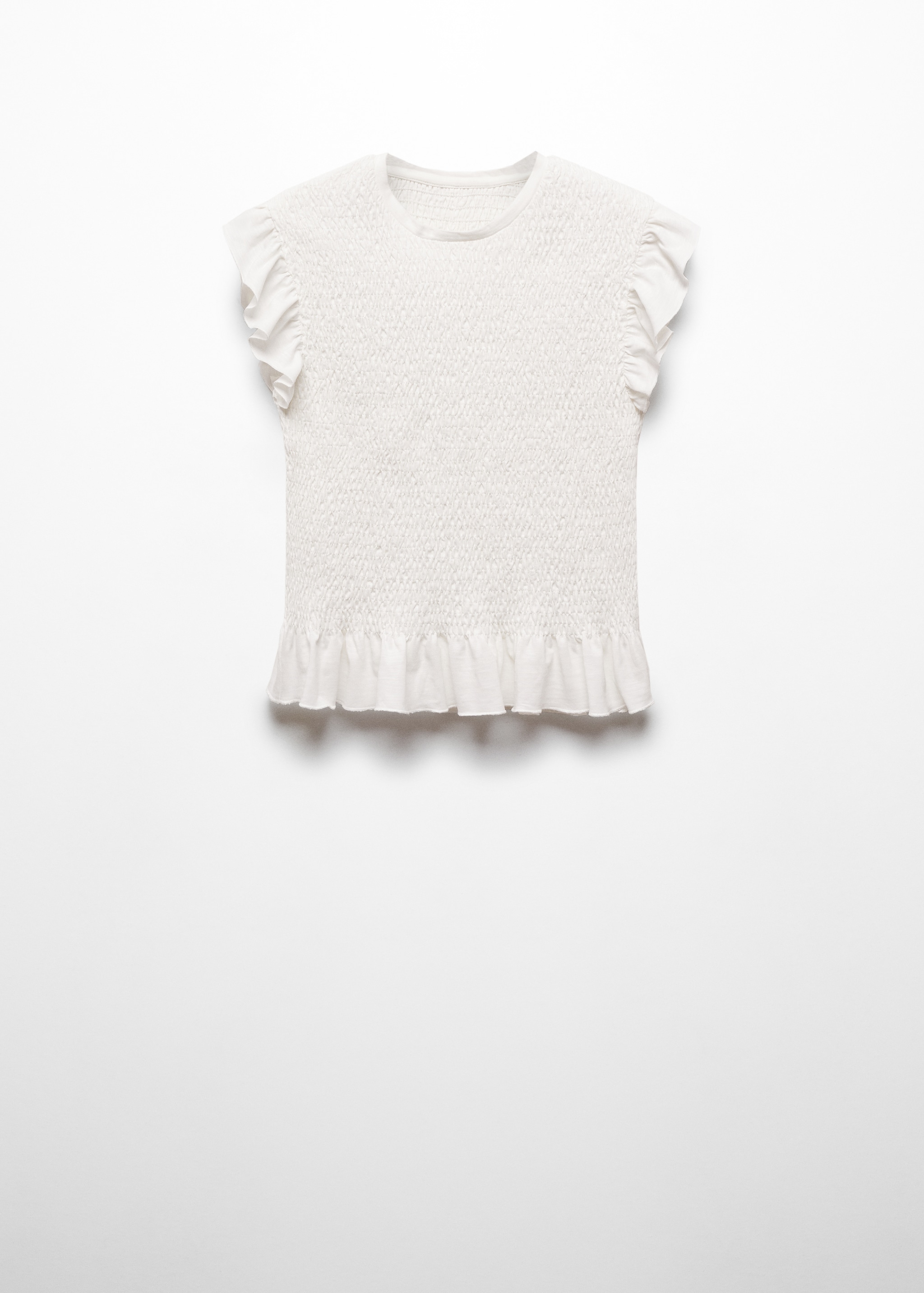 Ruffles ruched T-shirt - Article without model