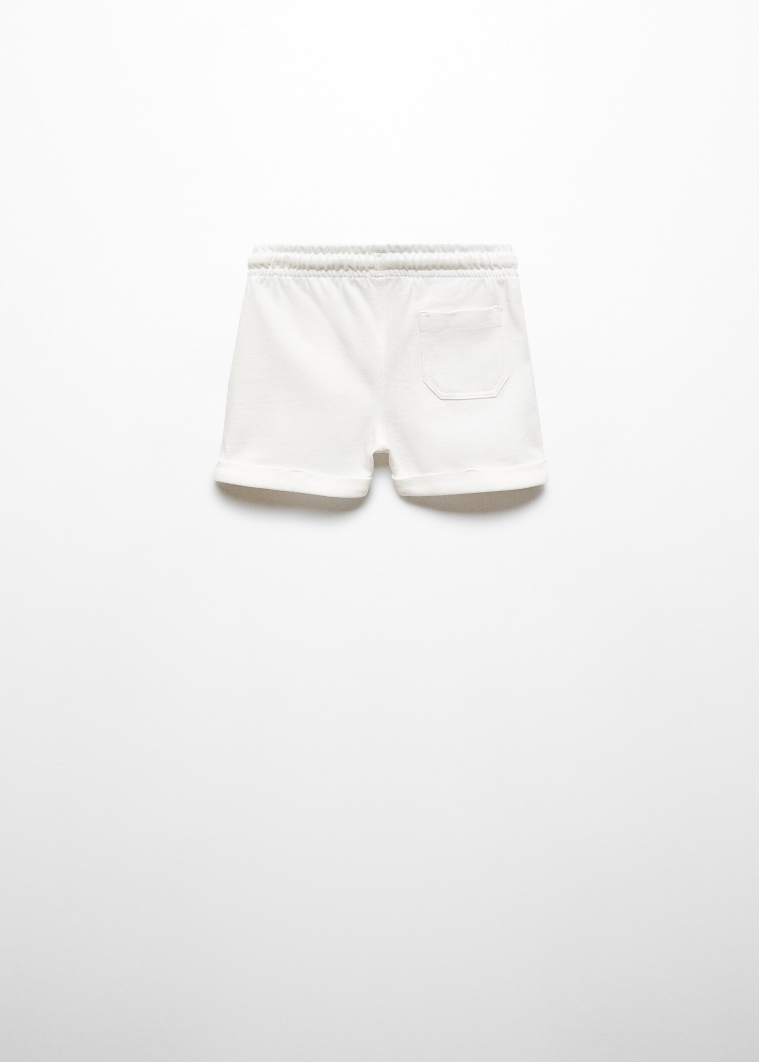 Bermudas algodón cintura elástica - Reverso del artículo