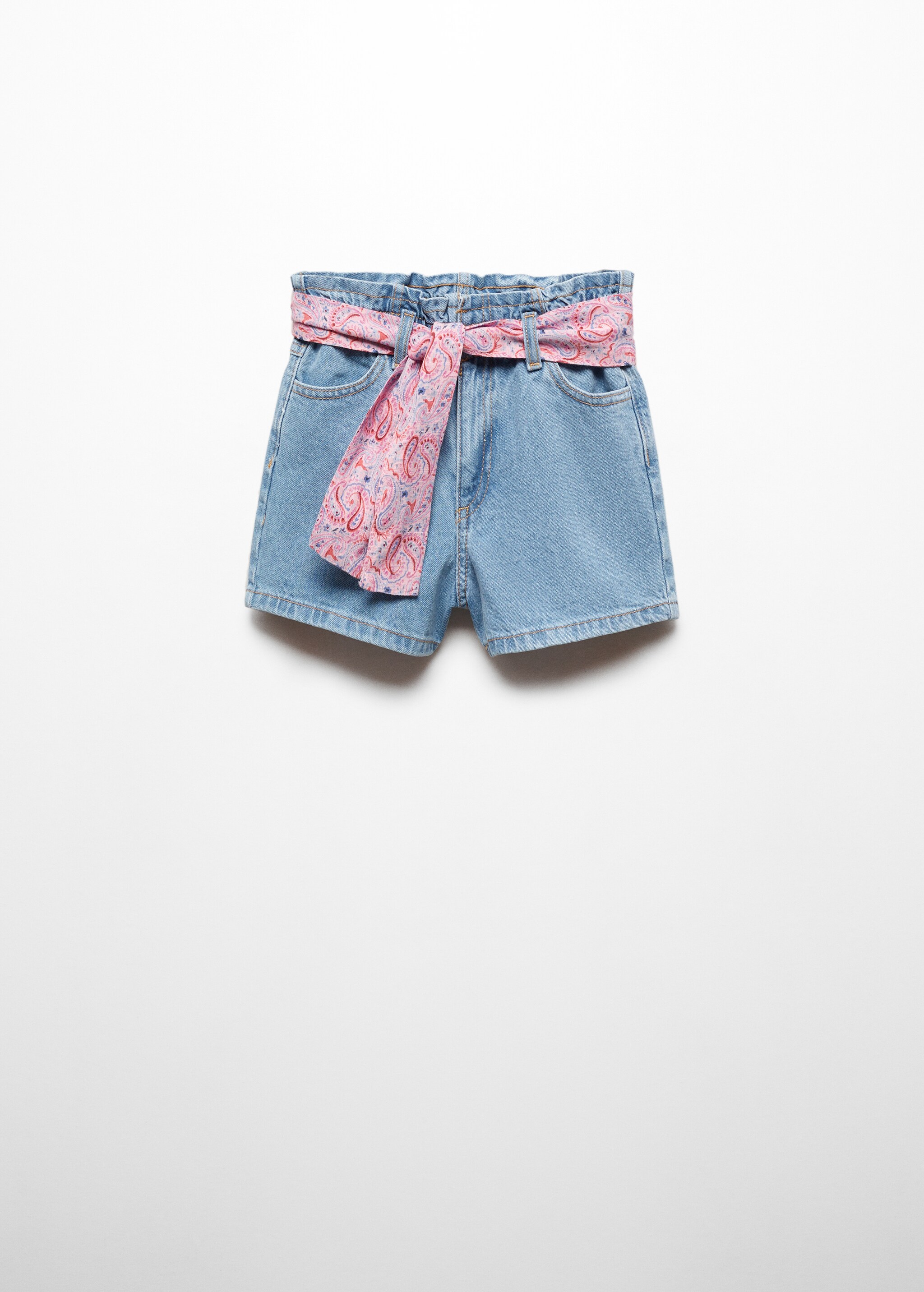 Paperbag shorts with belt - Article without model