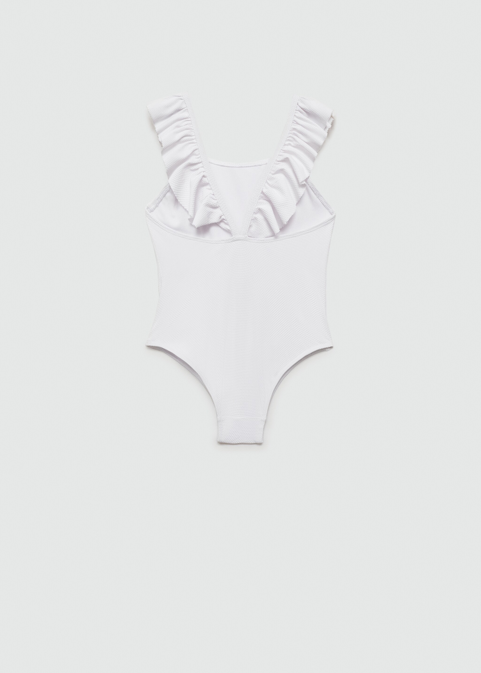 Texture ruffle swimsuit - Reverse of the article
