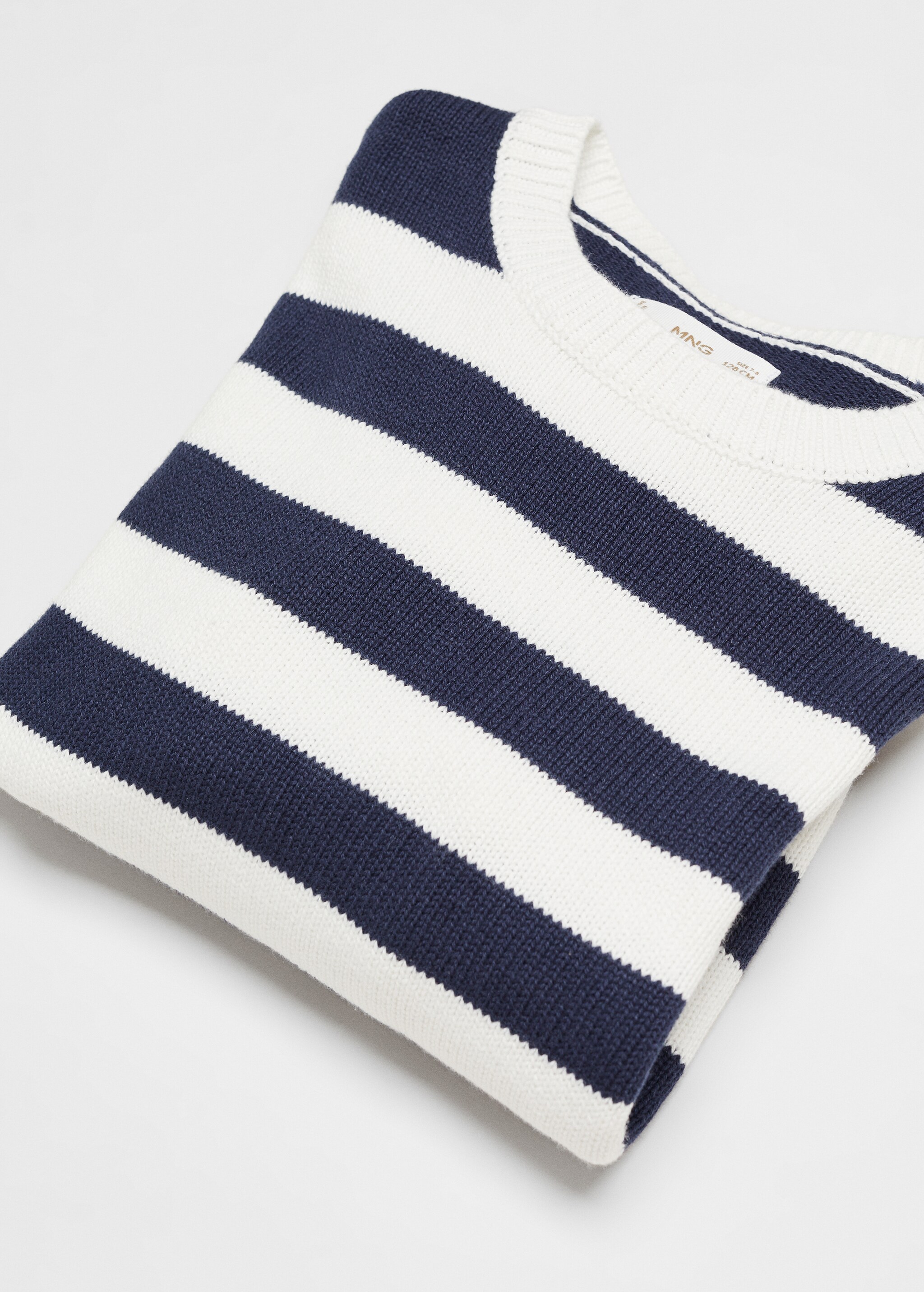 Knit striped sweater - تفاصيل المنتج 8