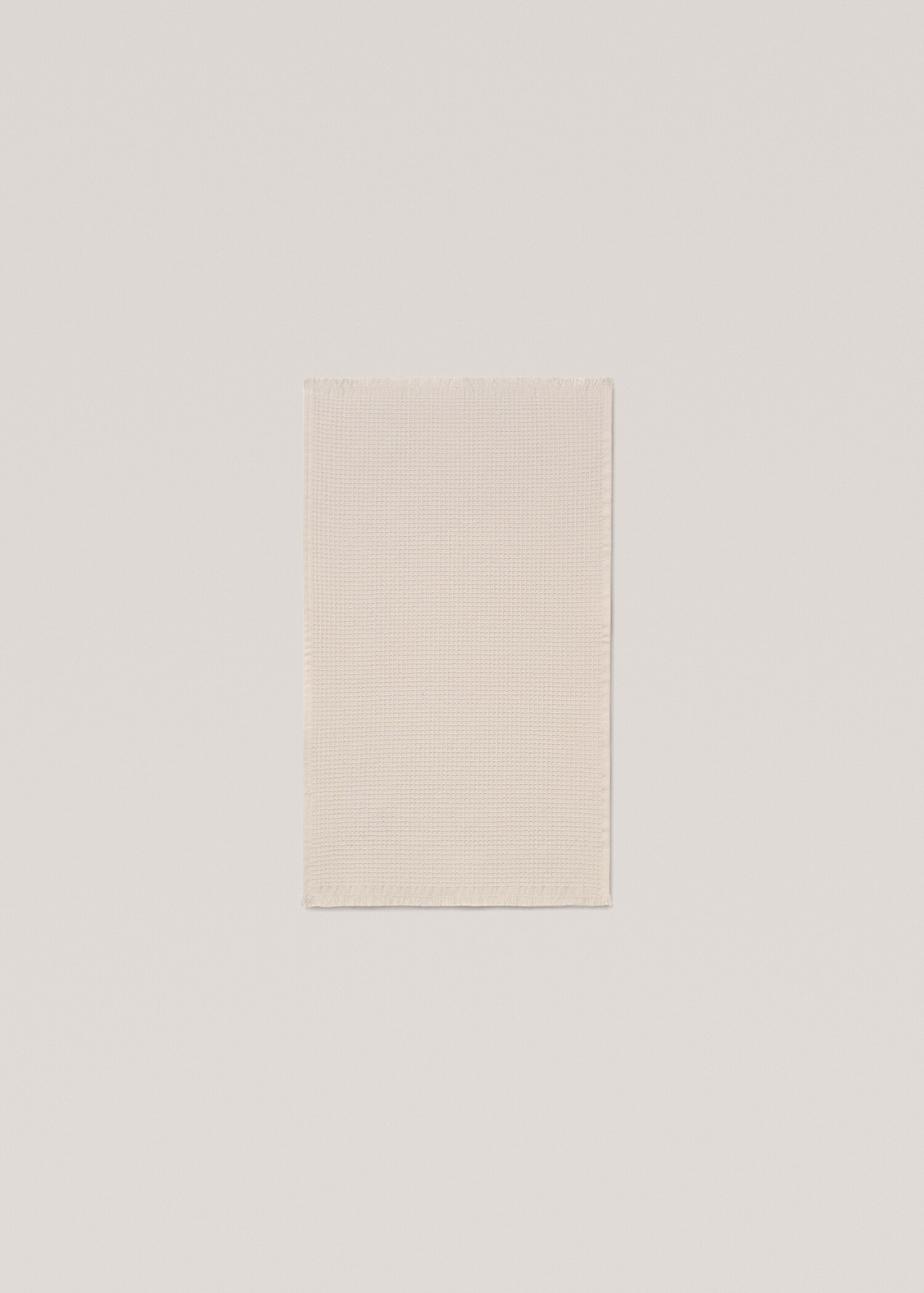 Gästetuch aus Waffel-Piqué mit Fransen 30 x 50 cm - Artikel ohne Model