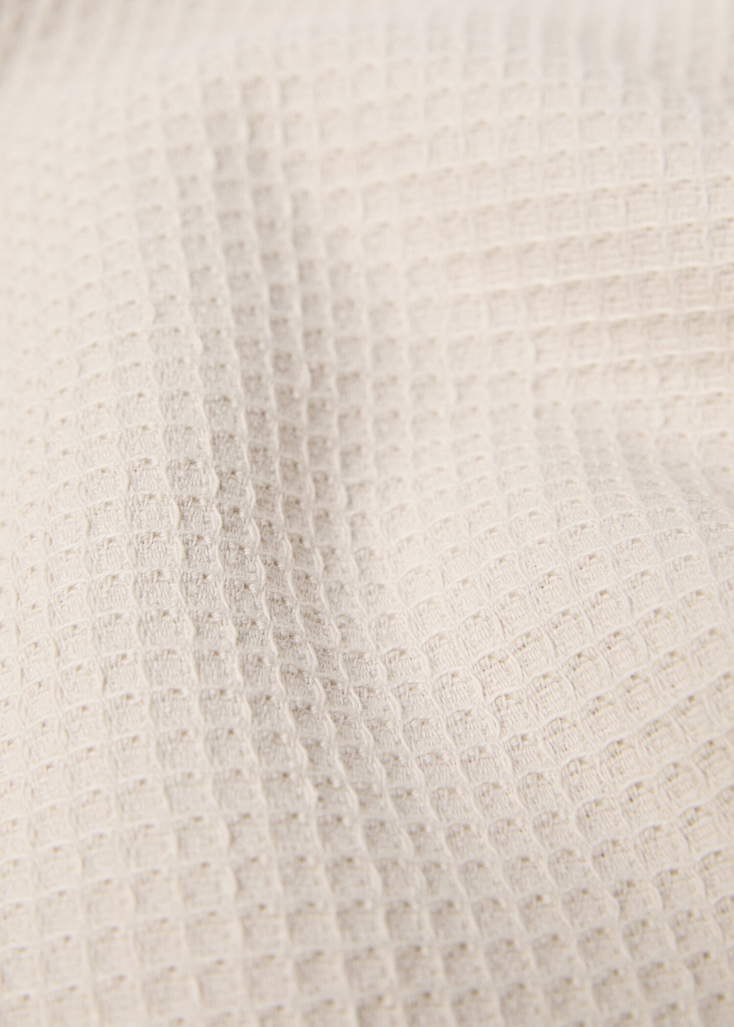 Gästetuch aus Waffel-Piqué mit Fransen 30 x 50 cm - Detail des Artikels 2