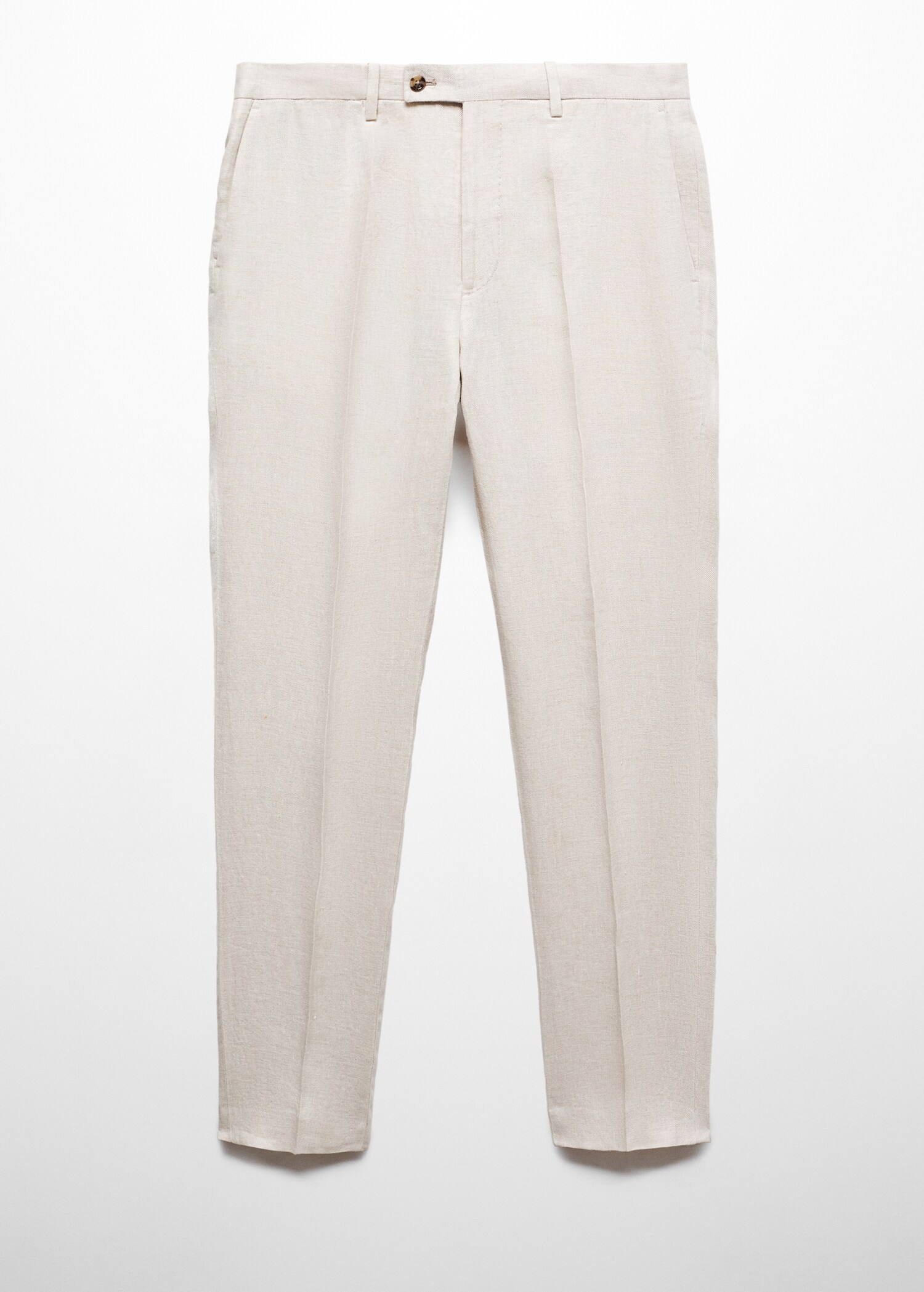 Slim fit suit pants 100% linen - Article without model