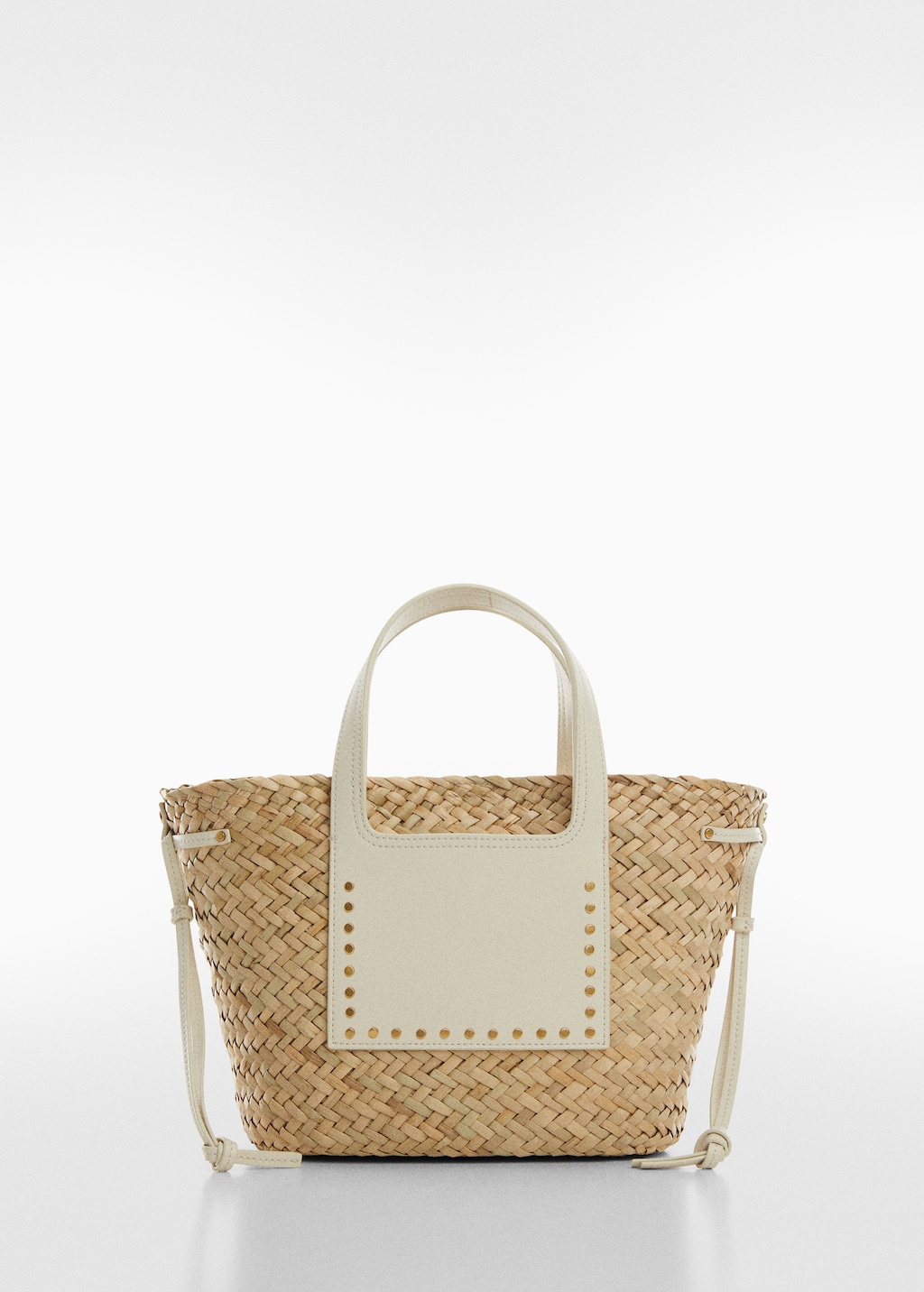 Basket bag with studs detail - Women | MANGO Japan Basket bag with studs detail - Women | MANGO Japan