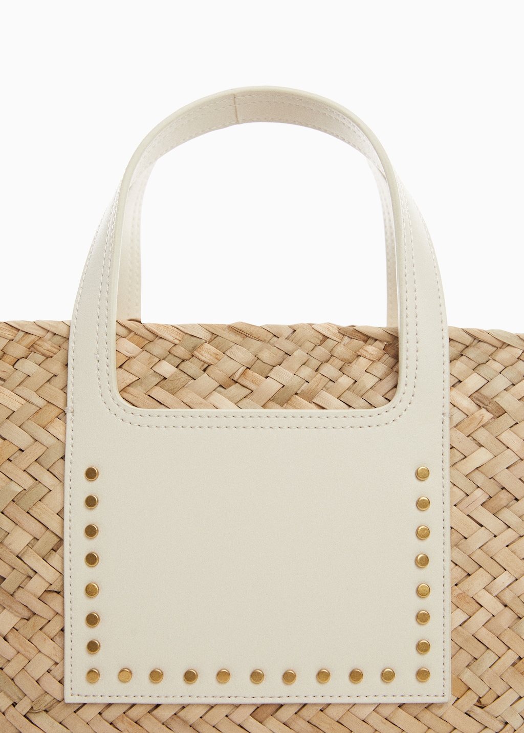 Basket bag with studs detail - Women | MANGO Japan Basket bag with studs detail - Women | MANGO Japan