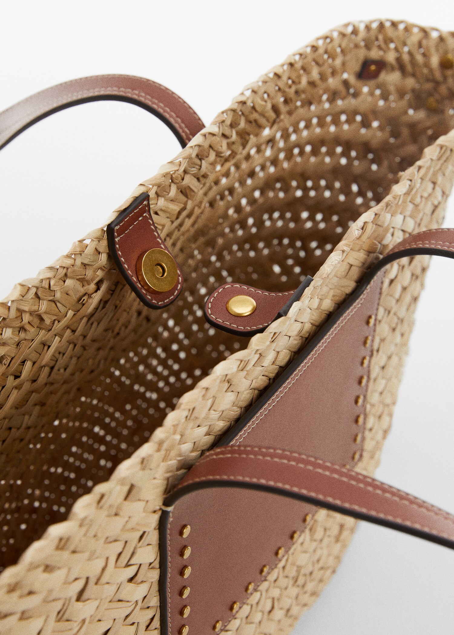 Double strap basket bag - Details of the article 2