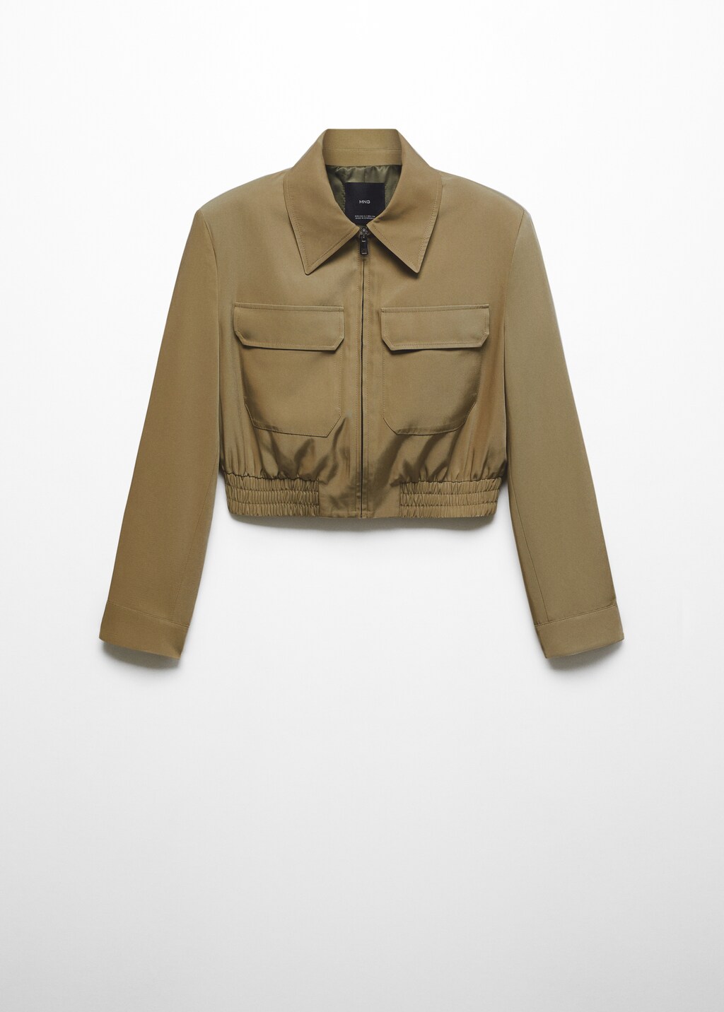 Cropped jacket with pockets | MANGO Japan