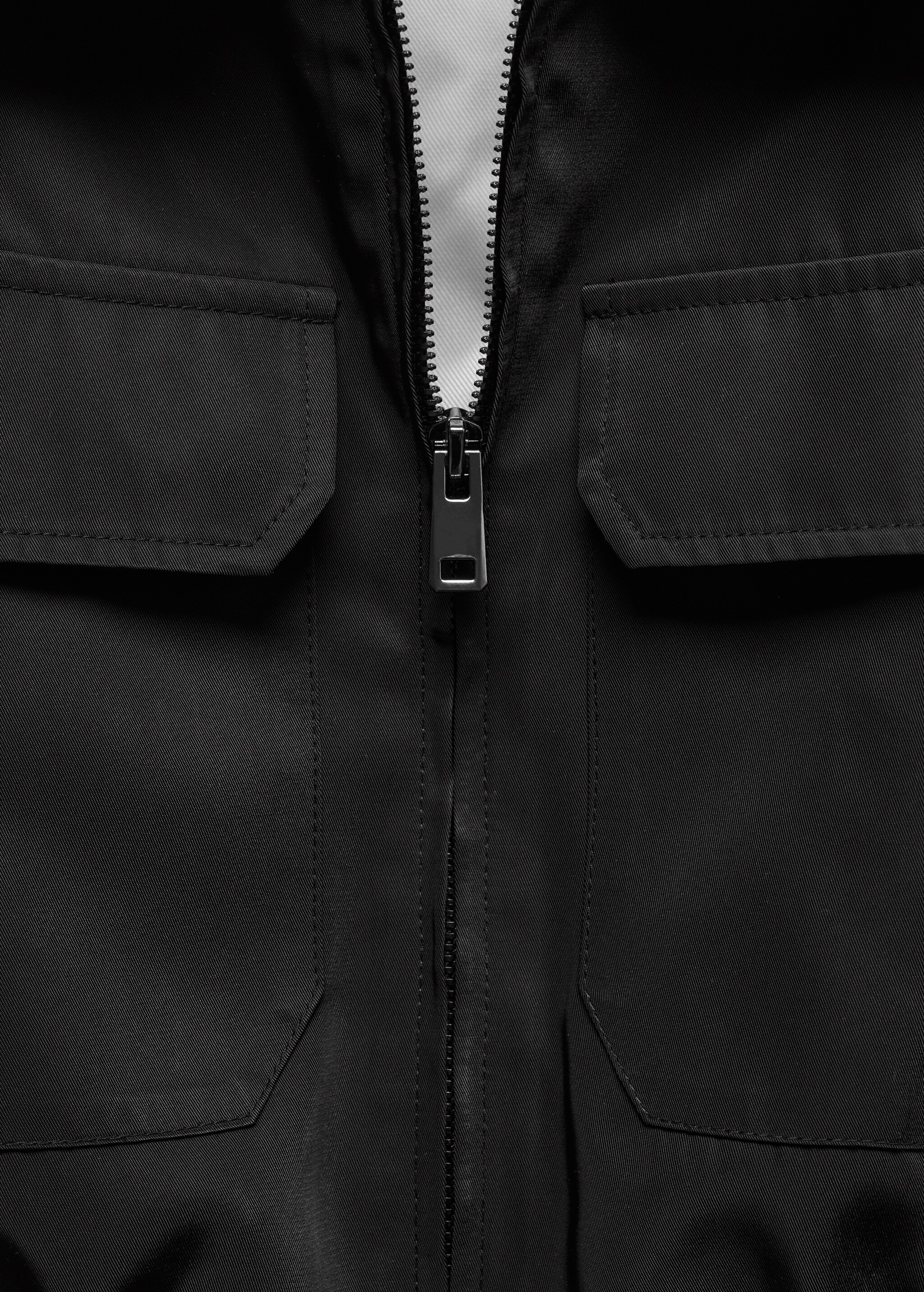 Cropped jacket with pockets - Details of the article 8