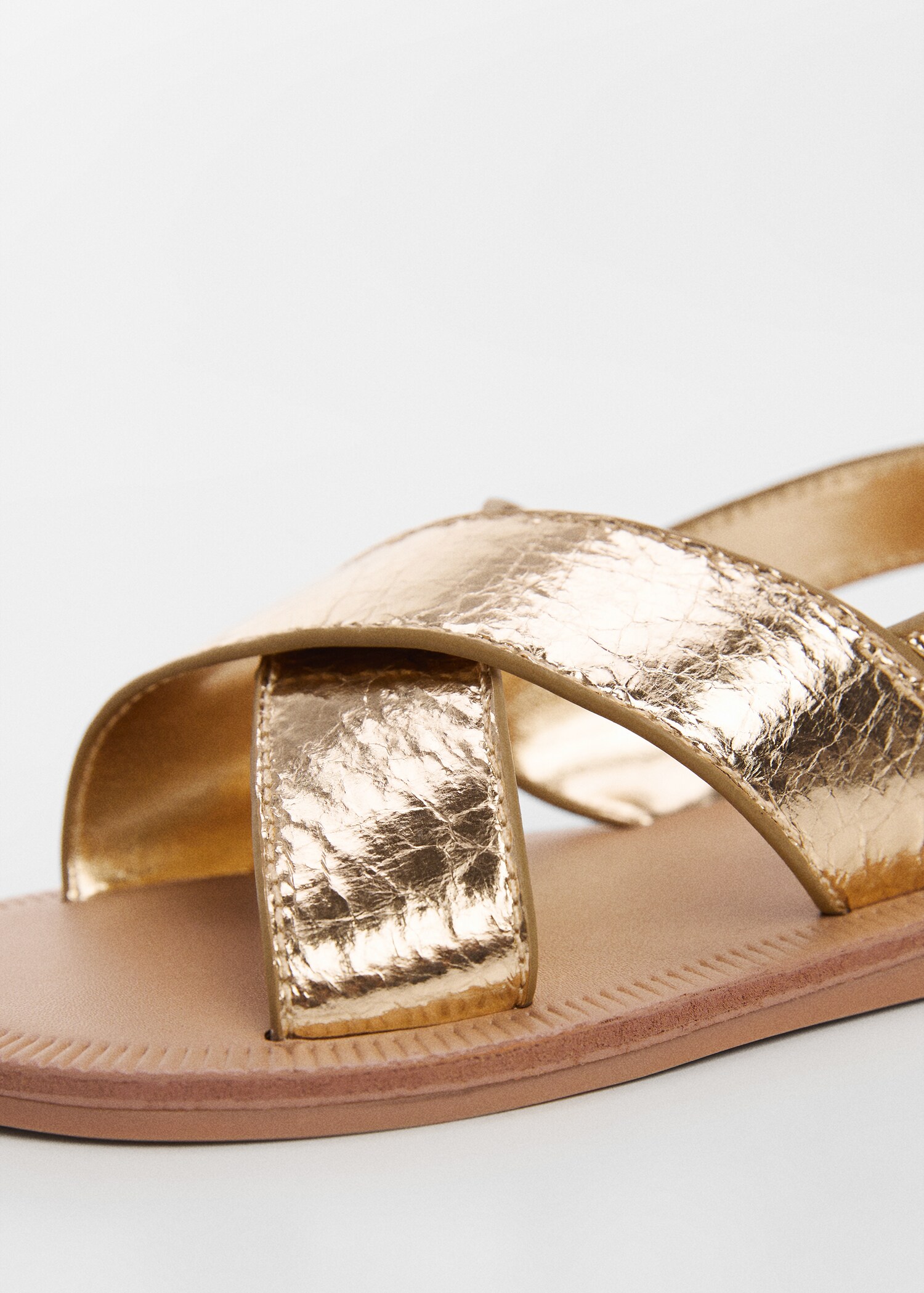 Metallic straps sandals - Details of the article 2