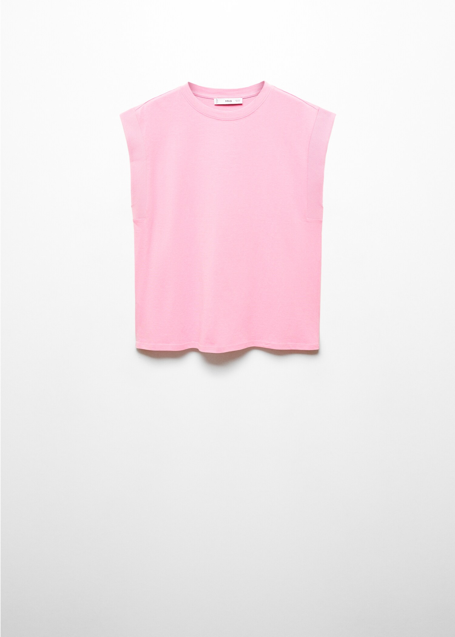 Rounded neck cotton t-shirt - Article without model