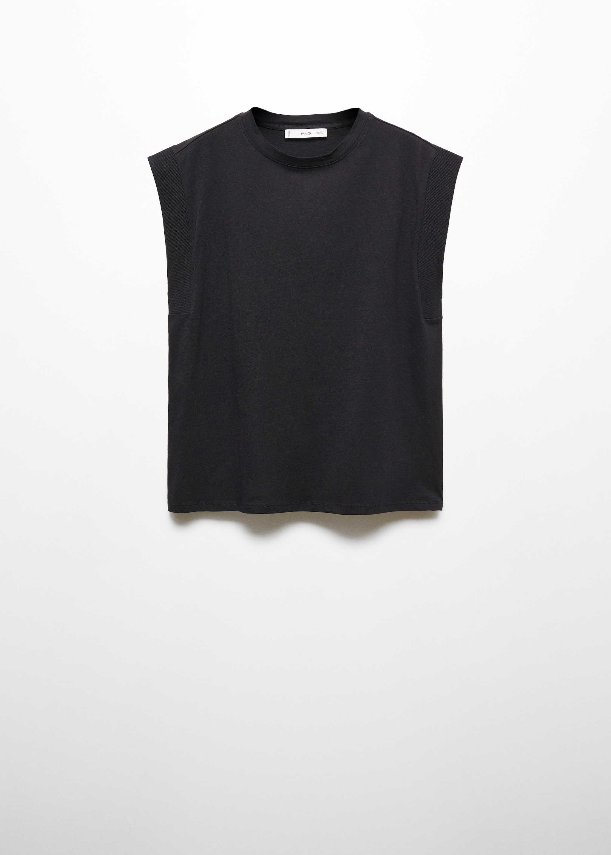 Rounded neck cotton t-shirt - Article without model