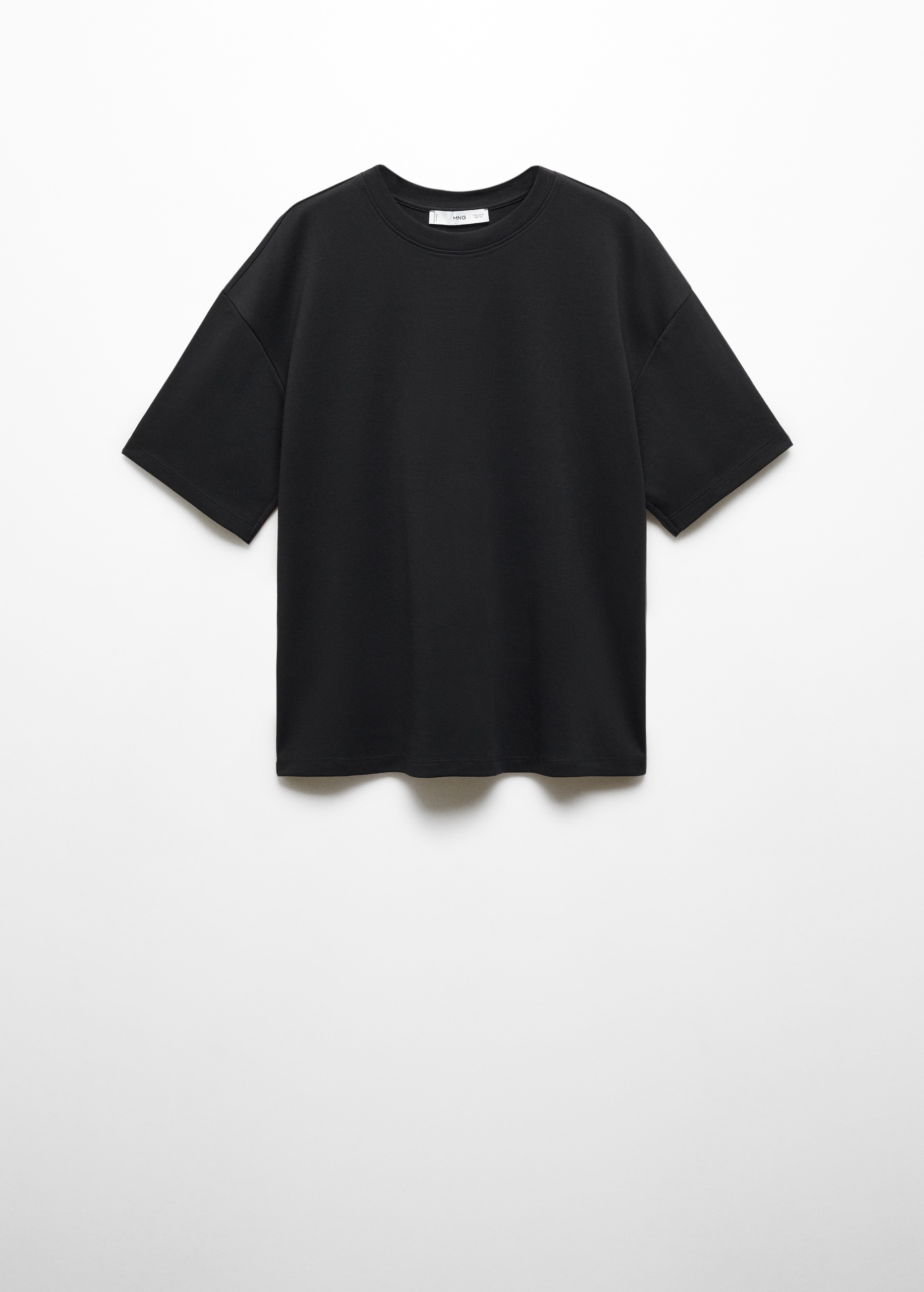  Pamuklu oversize tişört - Modelsiz ürün
