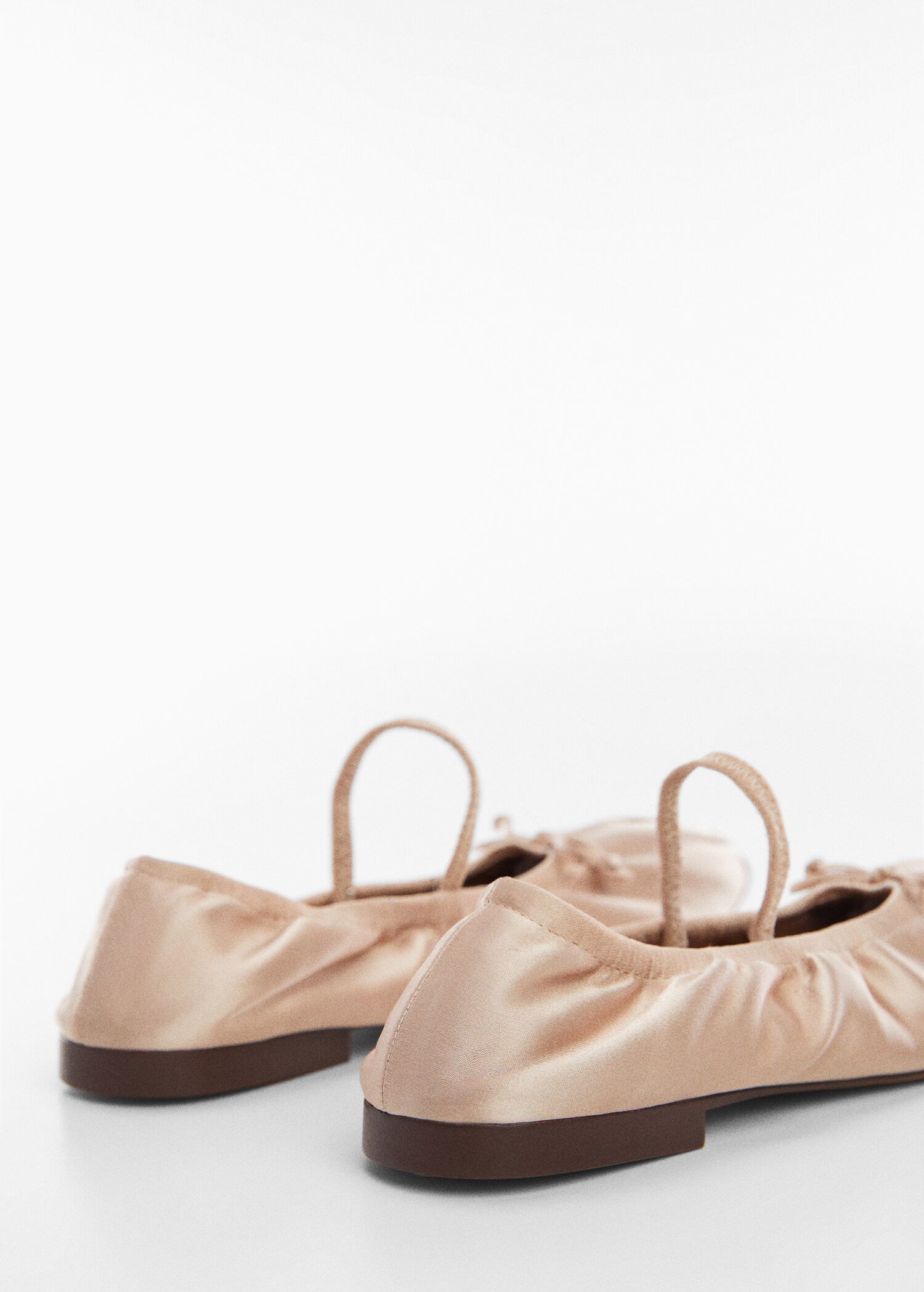 Elastic satin ballerinas - Details of the article 1