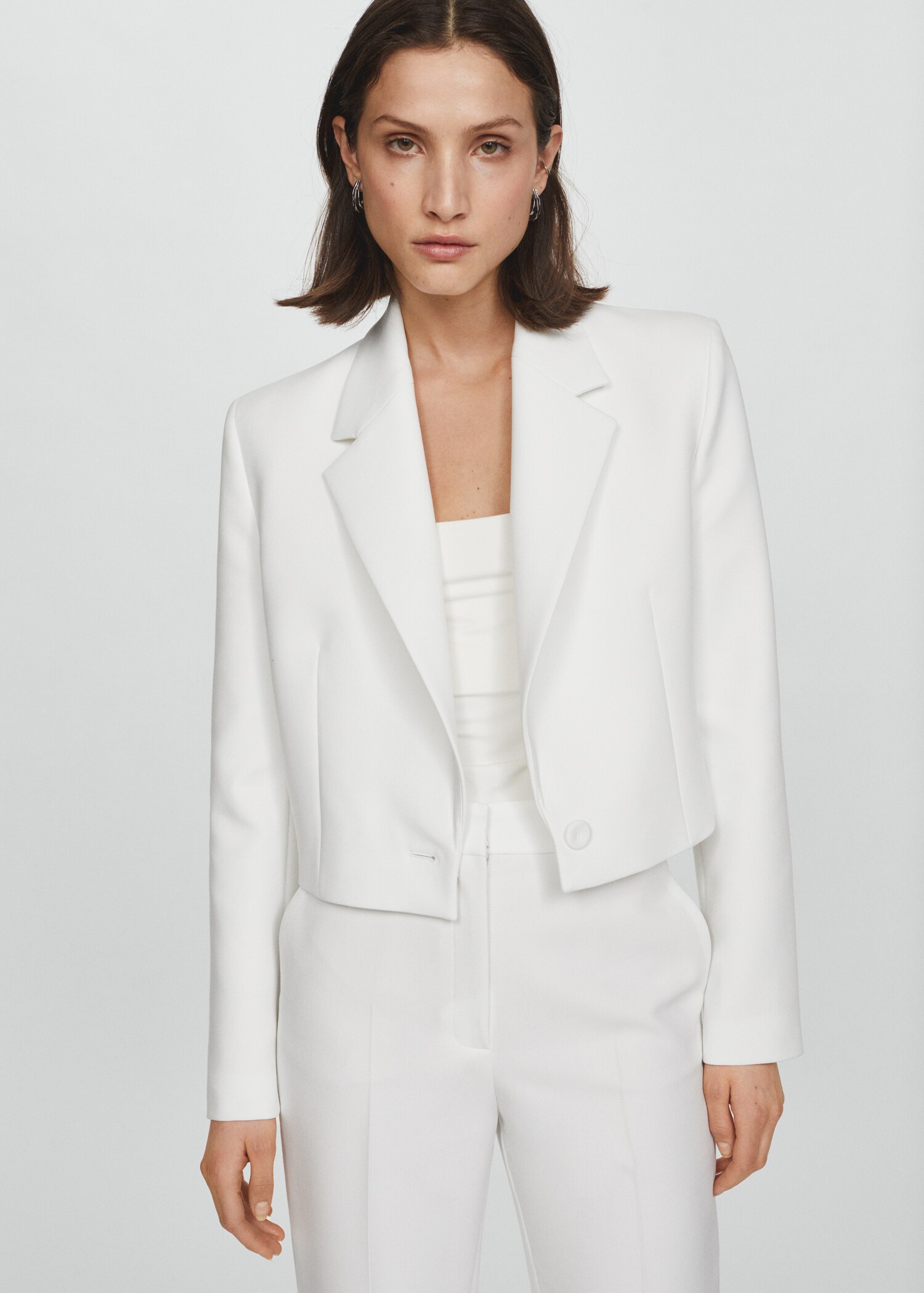 Straight suit pants - Details of the article 1