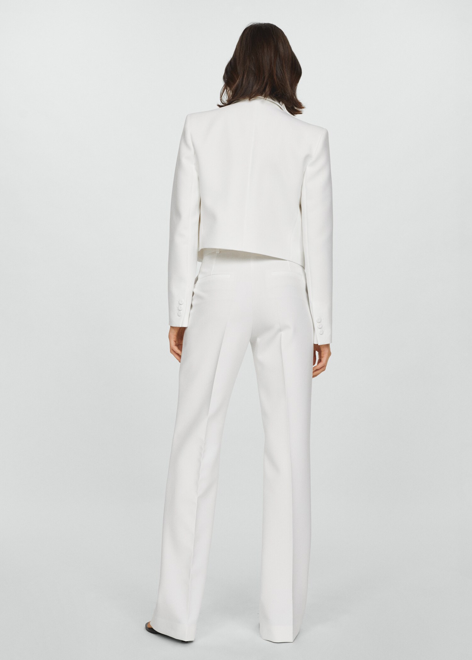 Straight suit pants - Reverse of the article