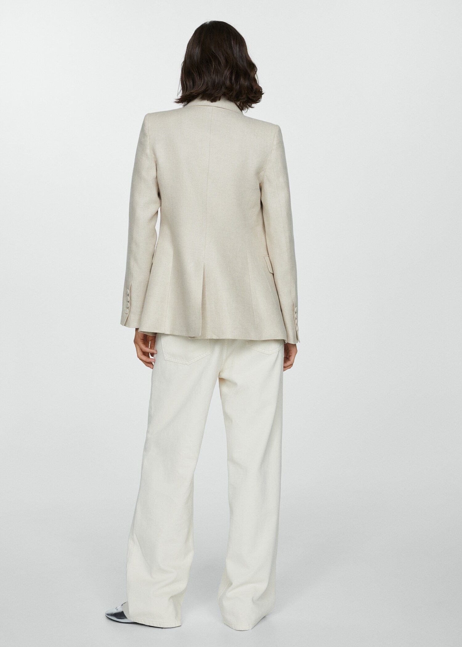 Blazer costume 100 % lin - Verso de l’article