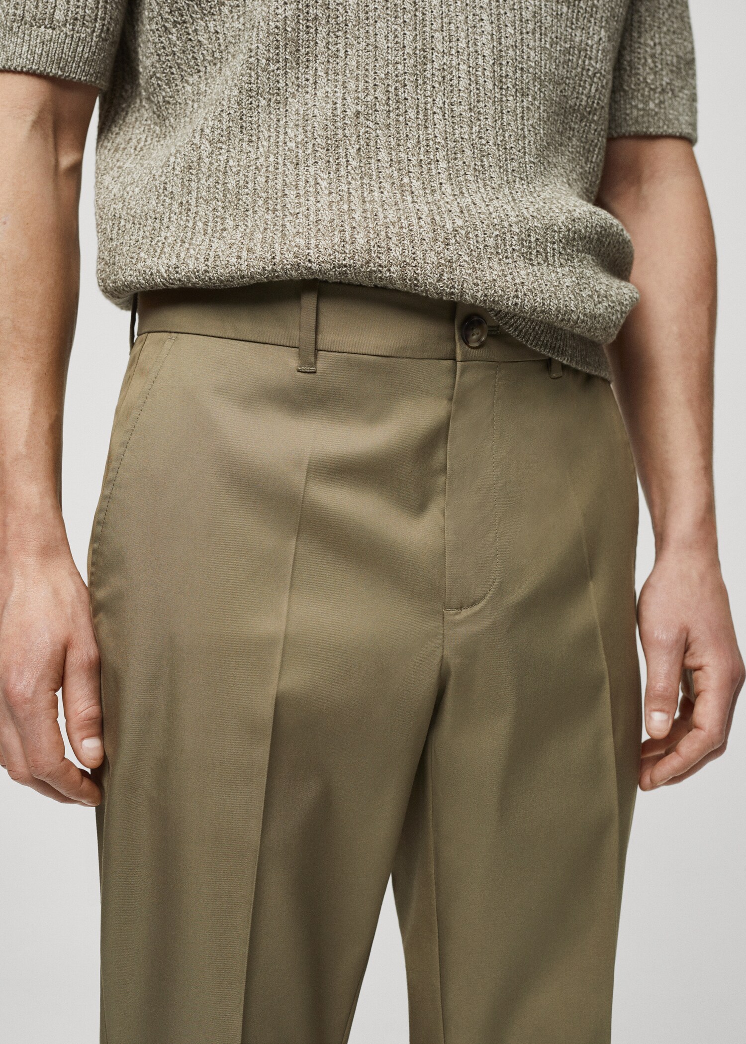 Pantalon slim-fit Lyocell - Détail de l'article 1