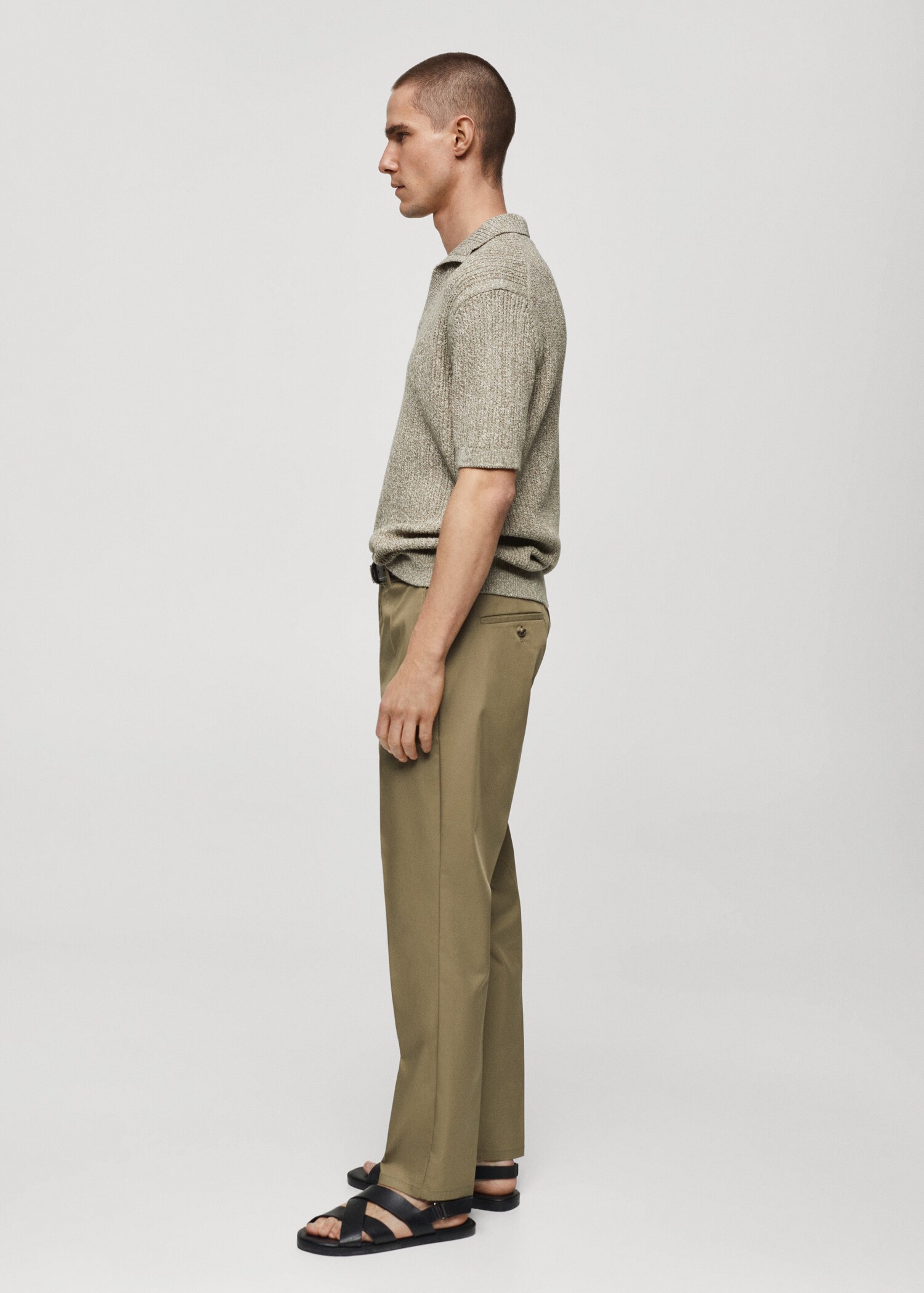 Pantalon slim-fit Lyocell - Détail de l'article 4