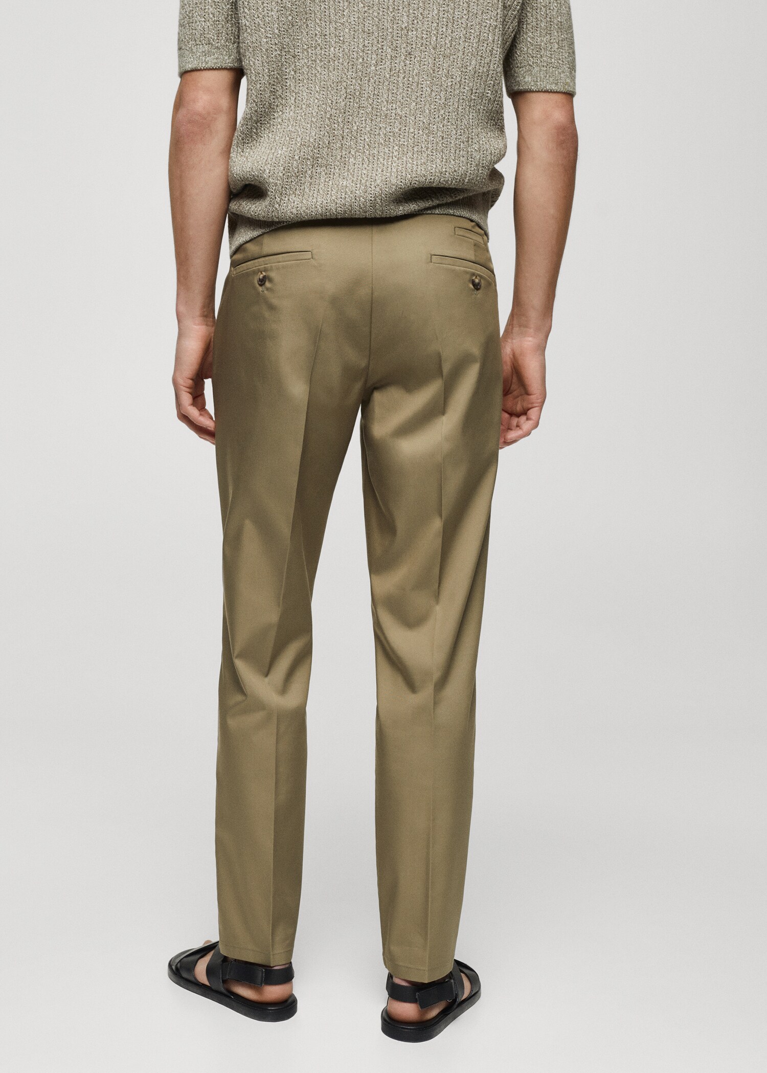 Pantalon slim-fit Lyocell - Verso de l’article