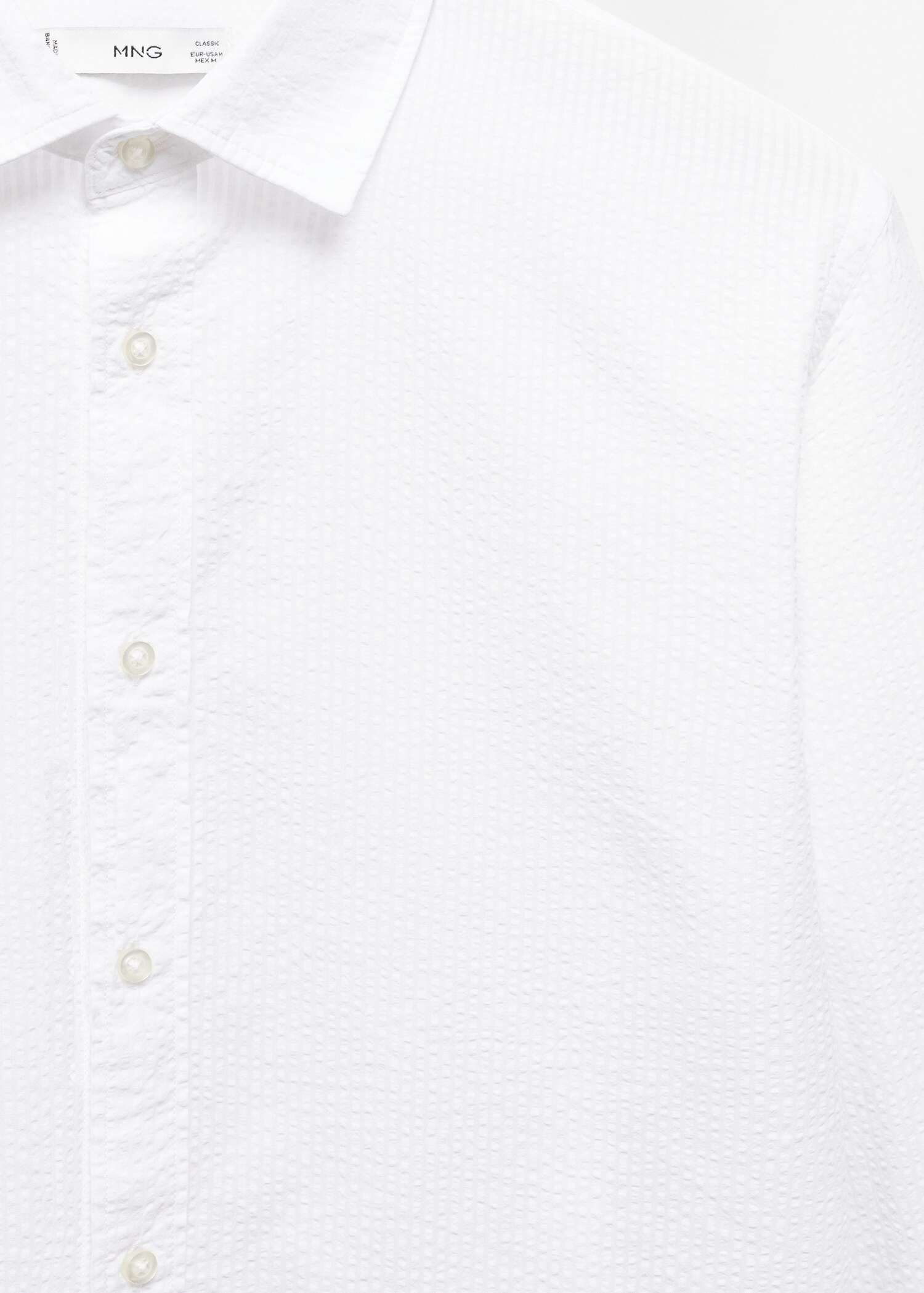 Chemise 100 % coton seersucker - Détail de l'article 8