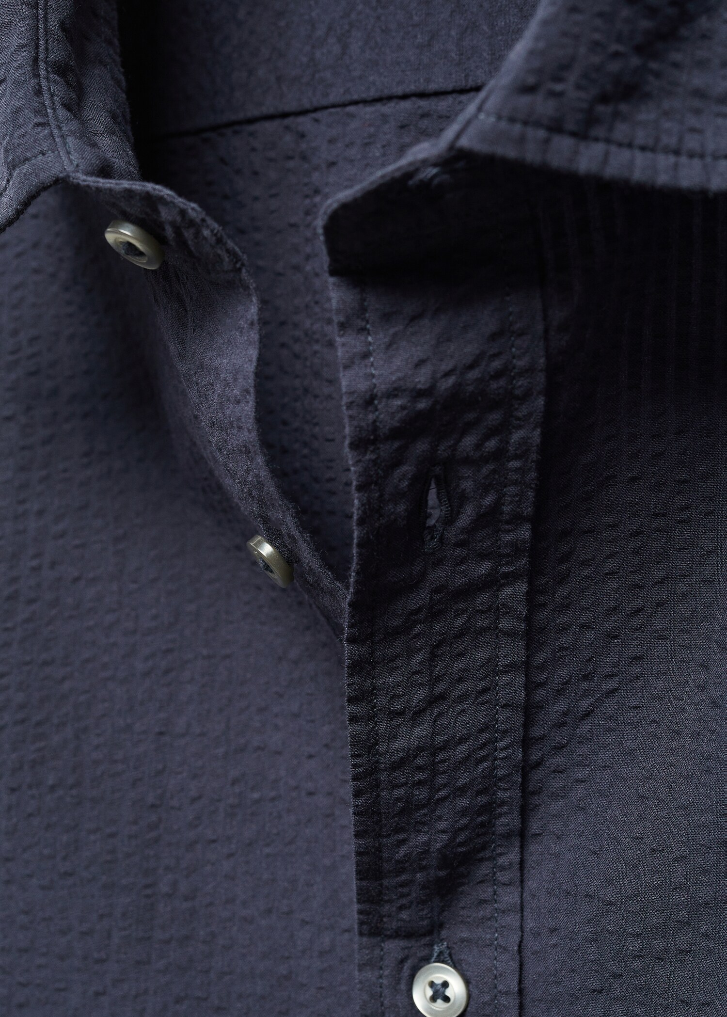 Chemise 100 % coton seersucker - Détail de l'article 8