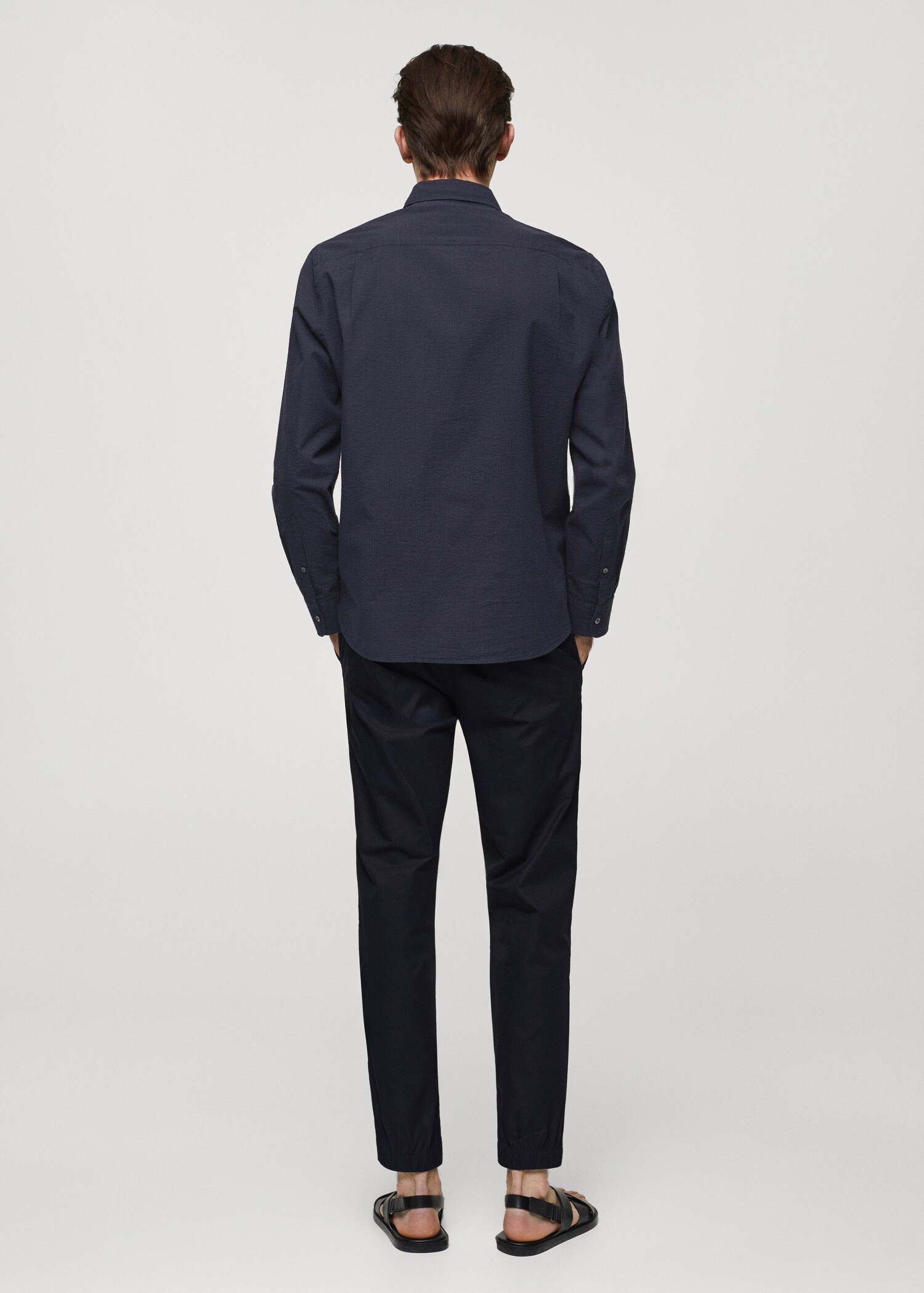 Chemise 100 % coton seersucker - Verso de l’article