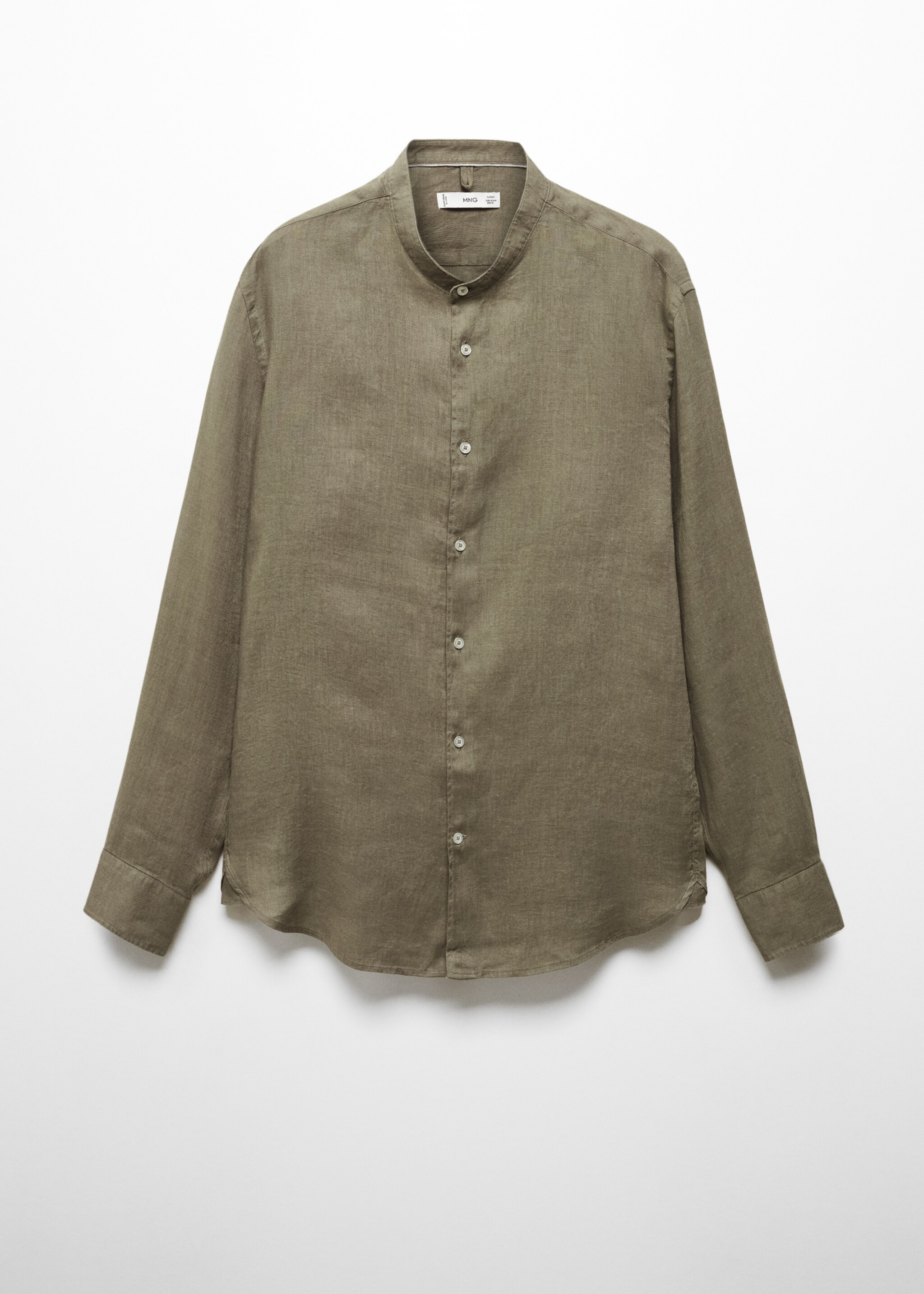Camisa 100% lino cuello mao - Artículo sin modelo