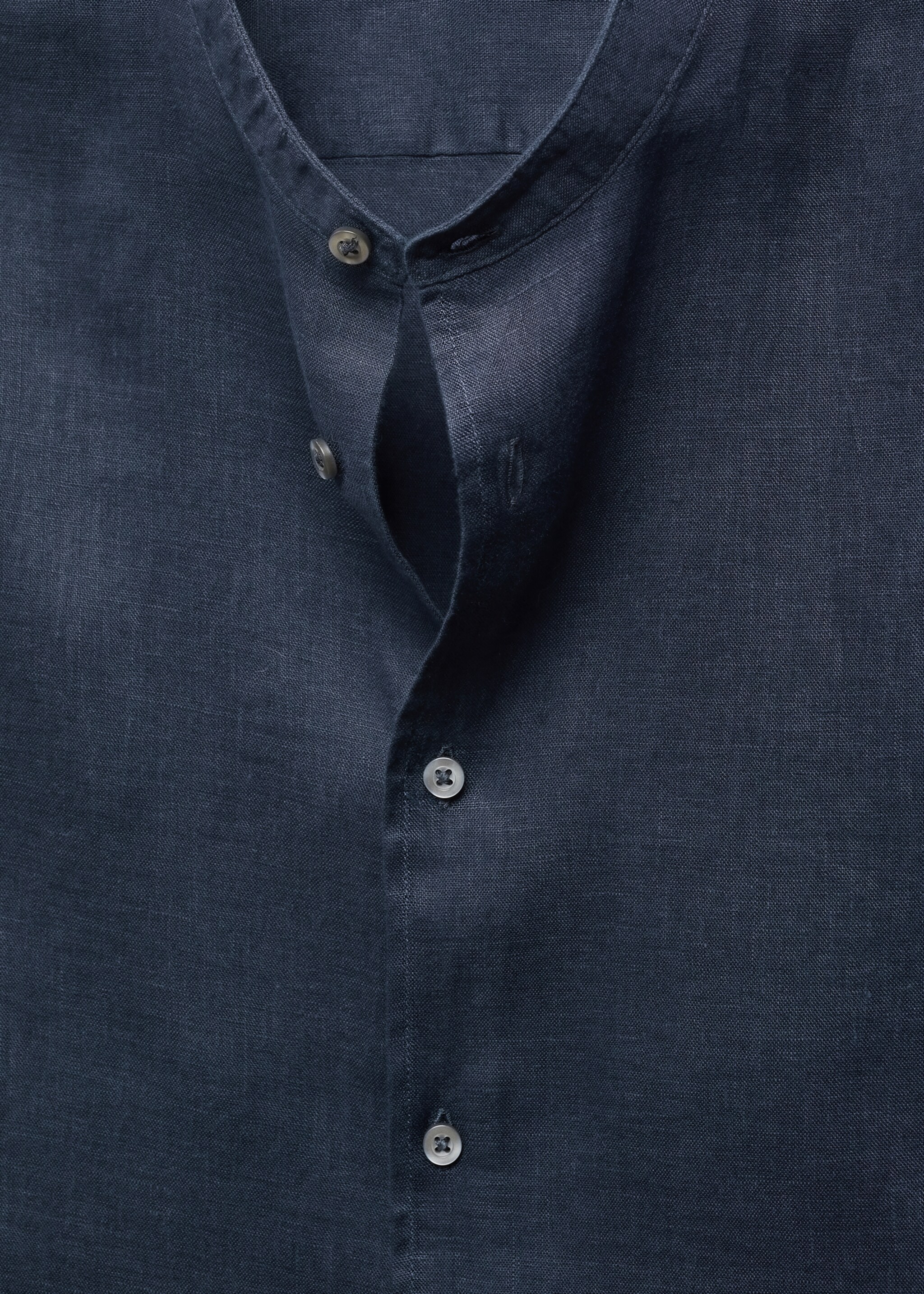 Camisa 100% lino cuello mao - Detalle del artículo 8