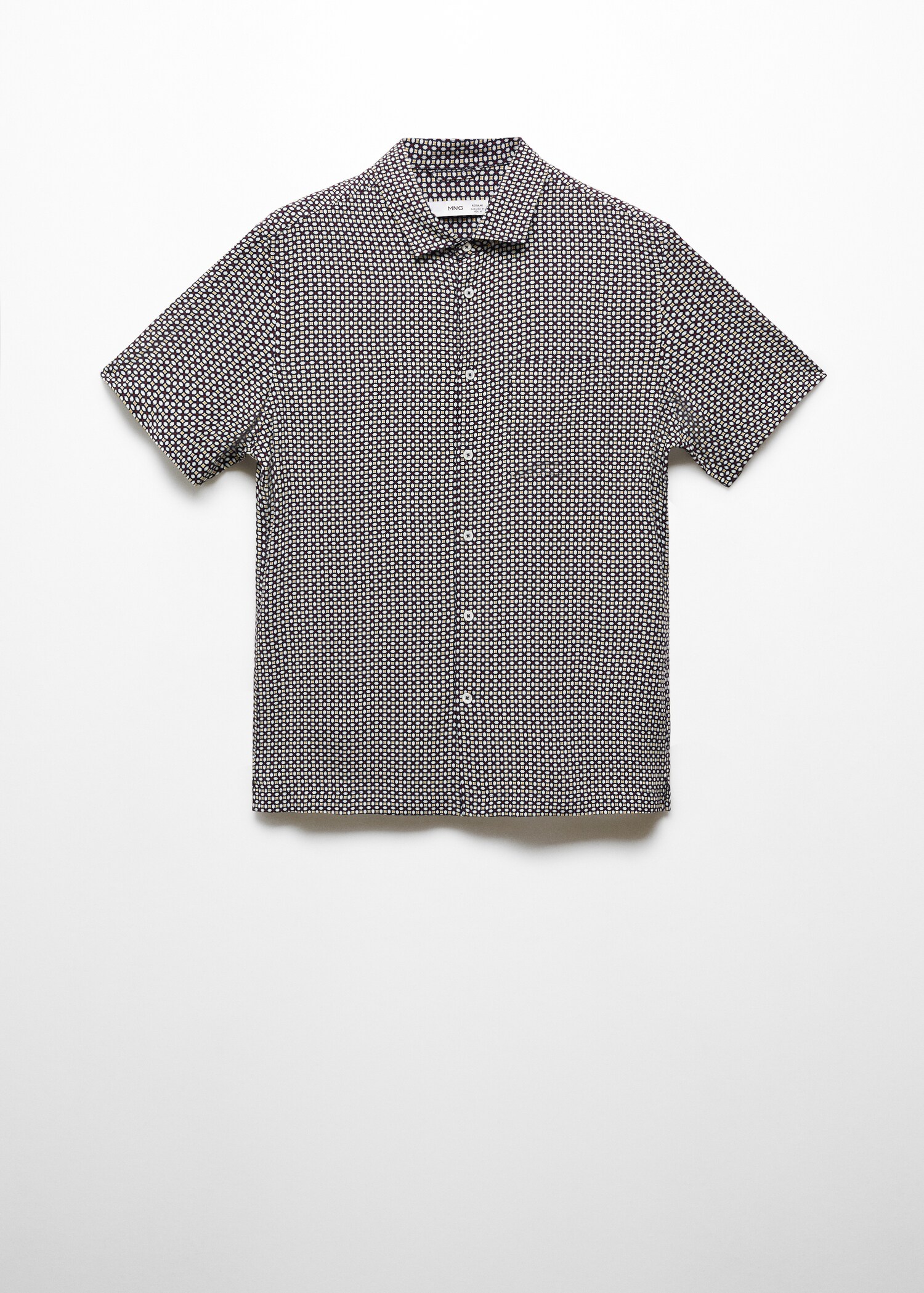 Camisa manga corta regular fit estampado - Artículo sin modelo