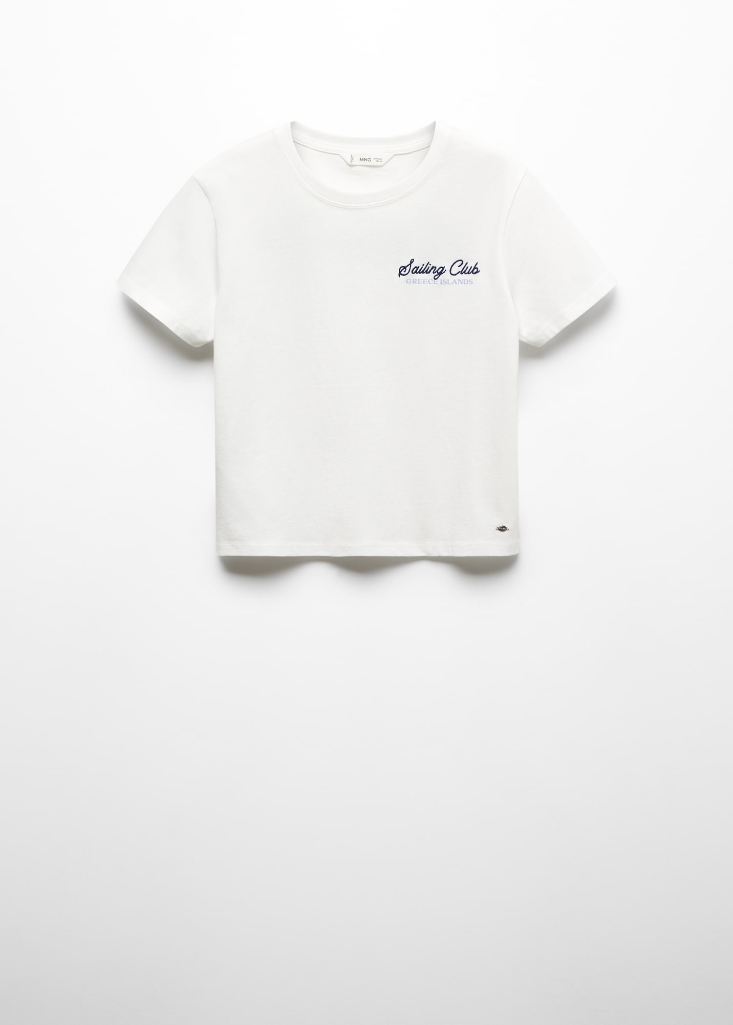T-Shirt mit gestickter Aufschrift - Artikel ohne Model