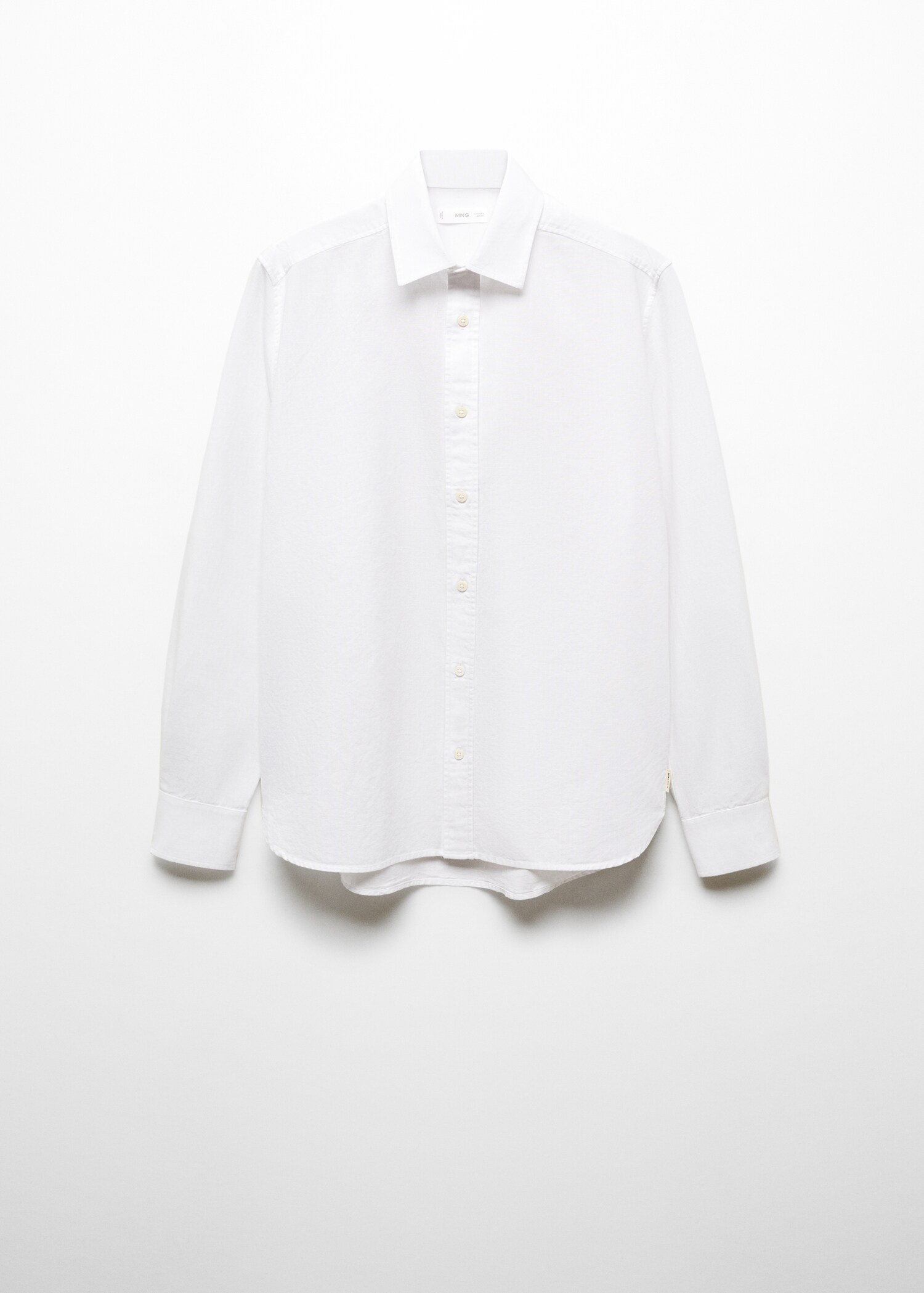 Regular-fit linen shirt - Article without model