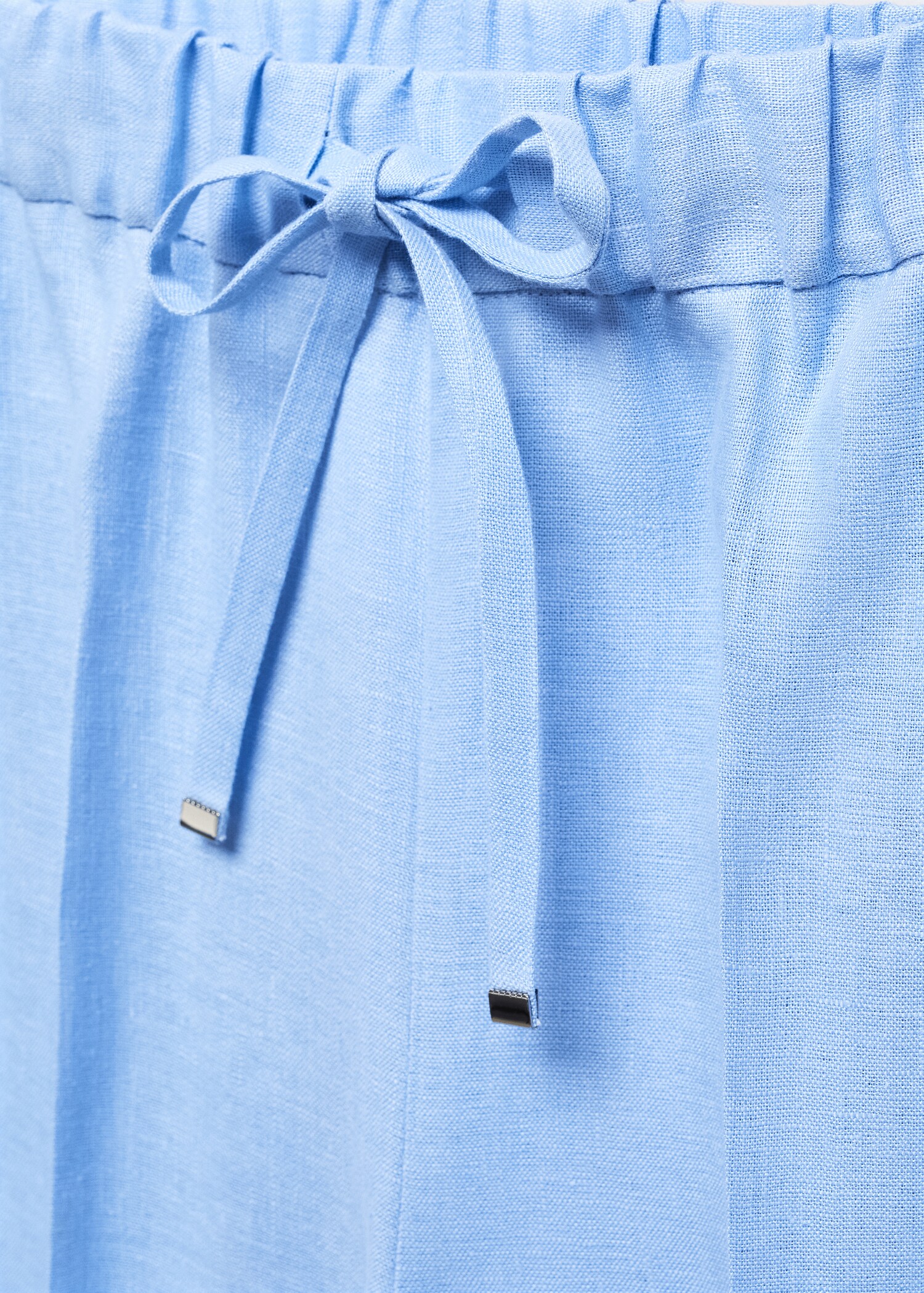 Pantalón lino cintura elástica - Detalle del artículo 8