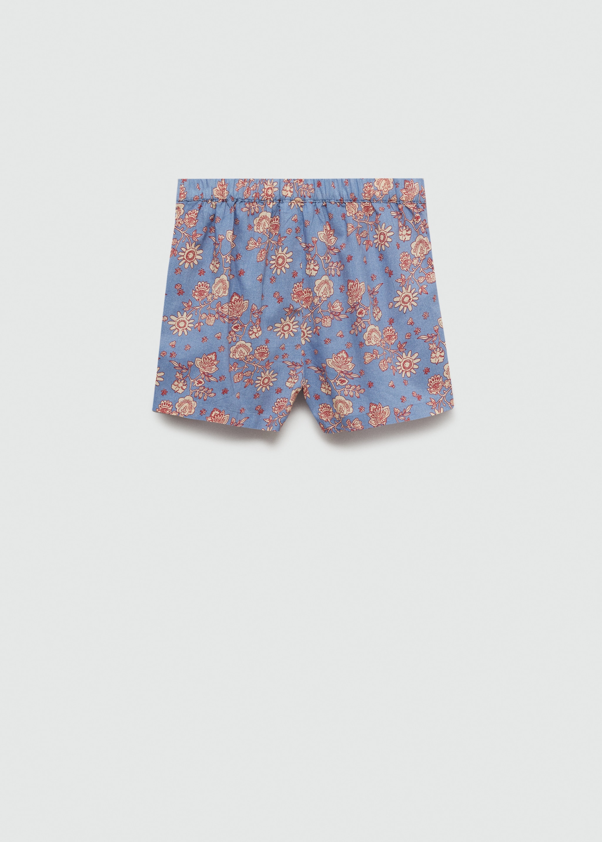 Floral-print shorts - Reverse of the article