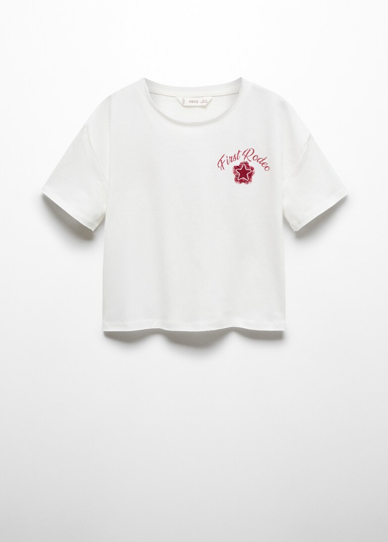 Star Print Faded T-shirt main image 1