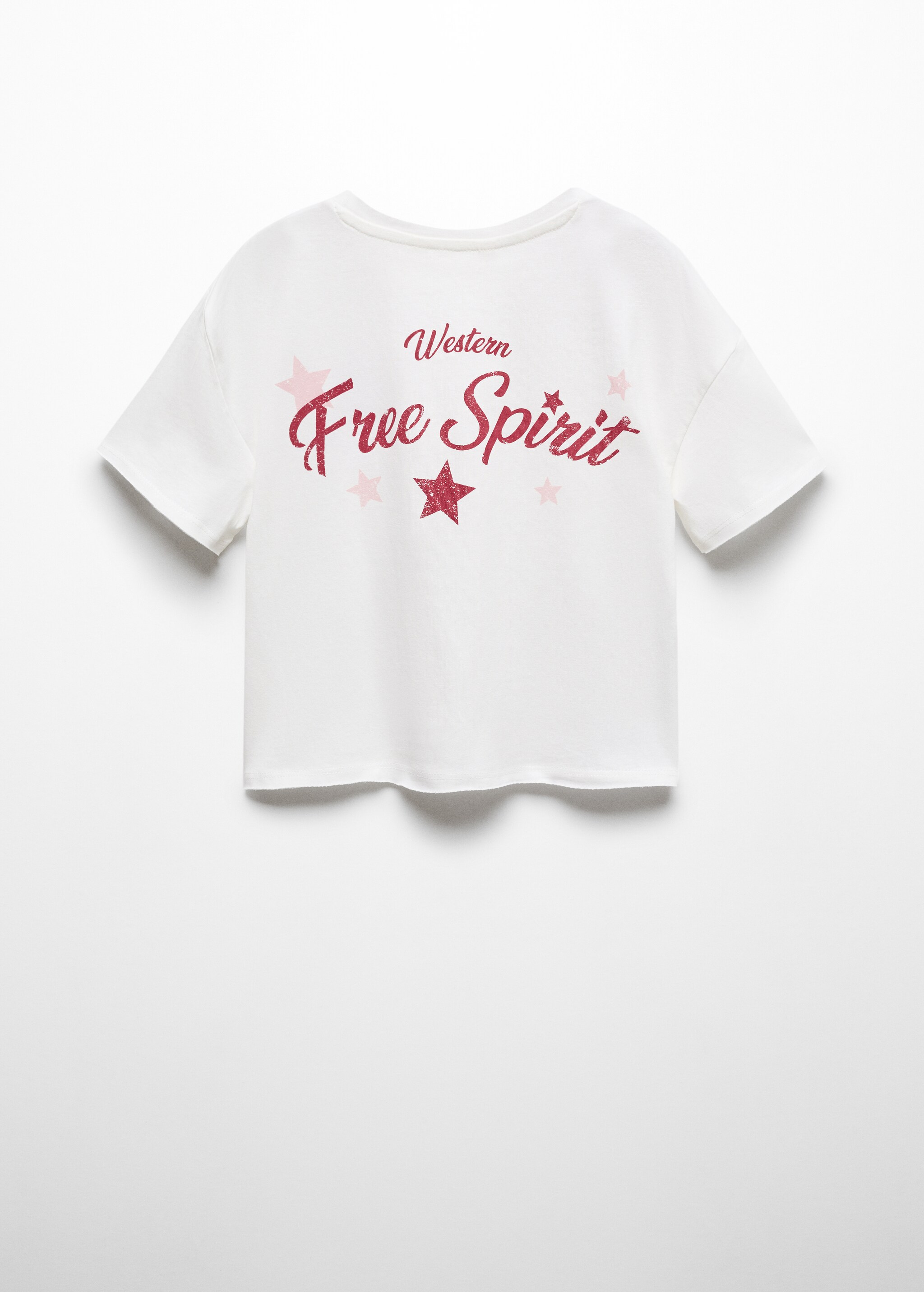 Star Print T-shirt - Reverse of the article