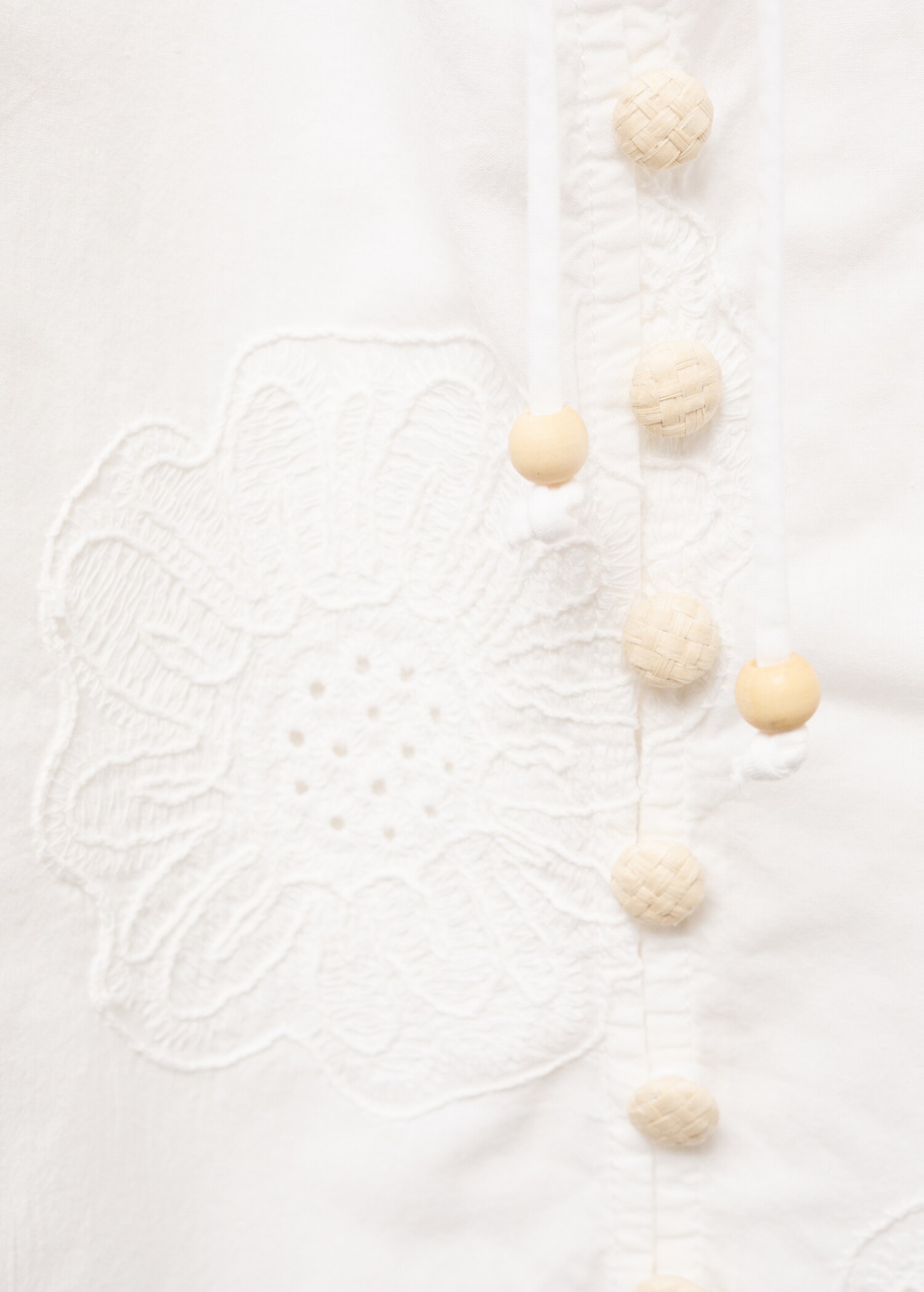 Blouse broderie florale nœud - Détail de l'article 8