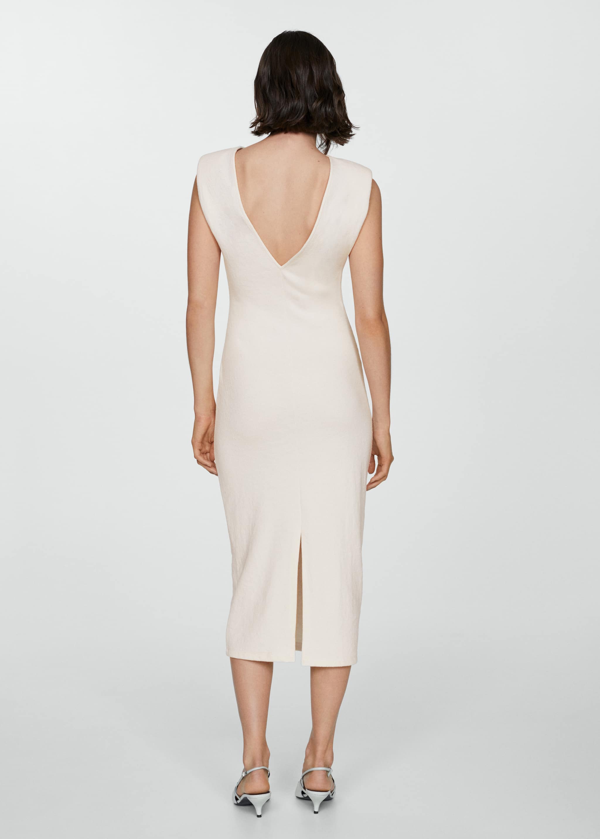 Draped details dress - Reverse of the article