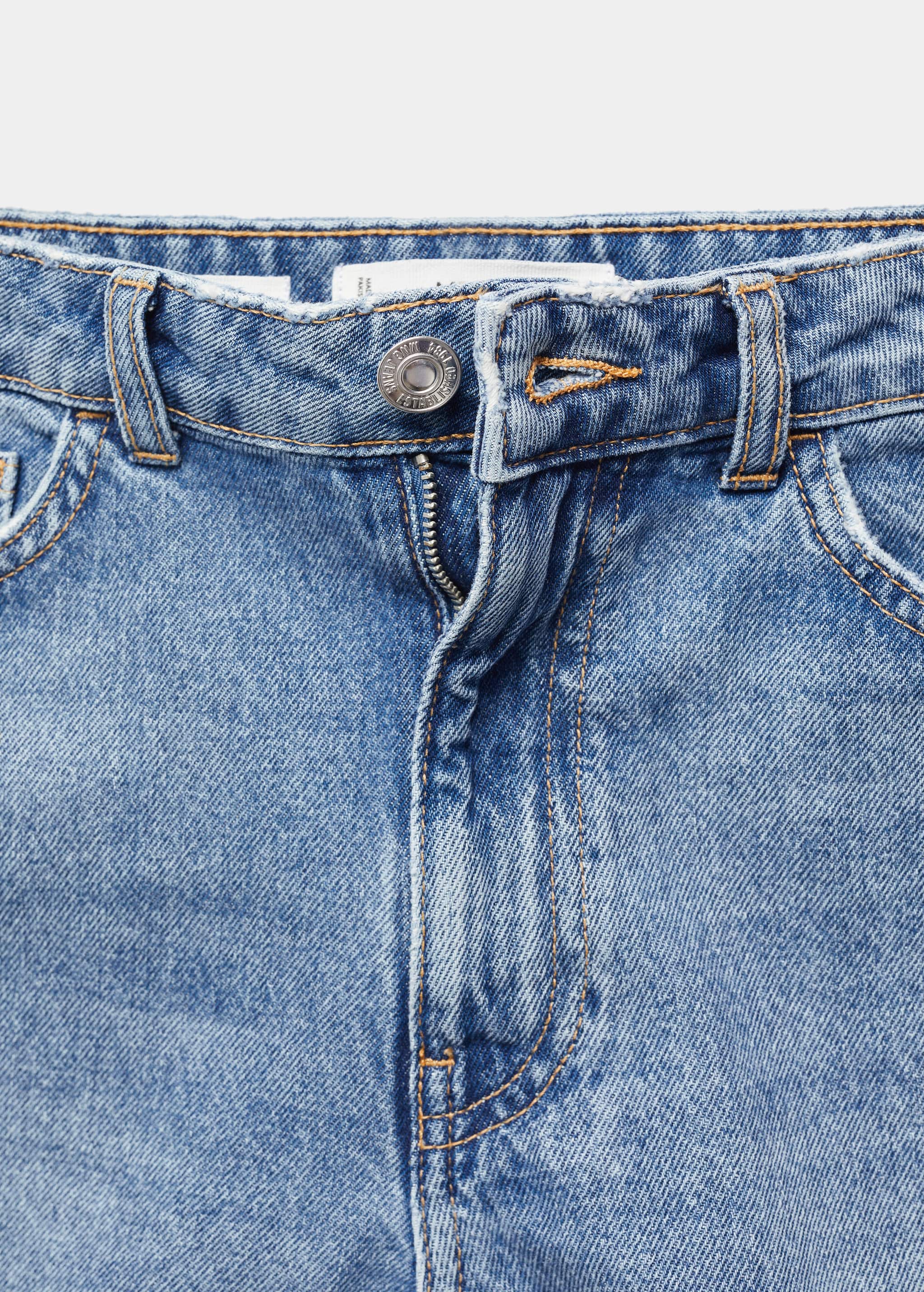 Mom-fit denim shorts - Details of the article 8