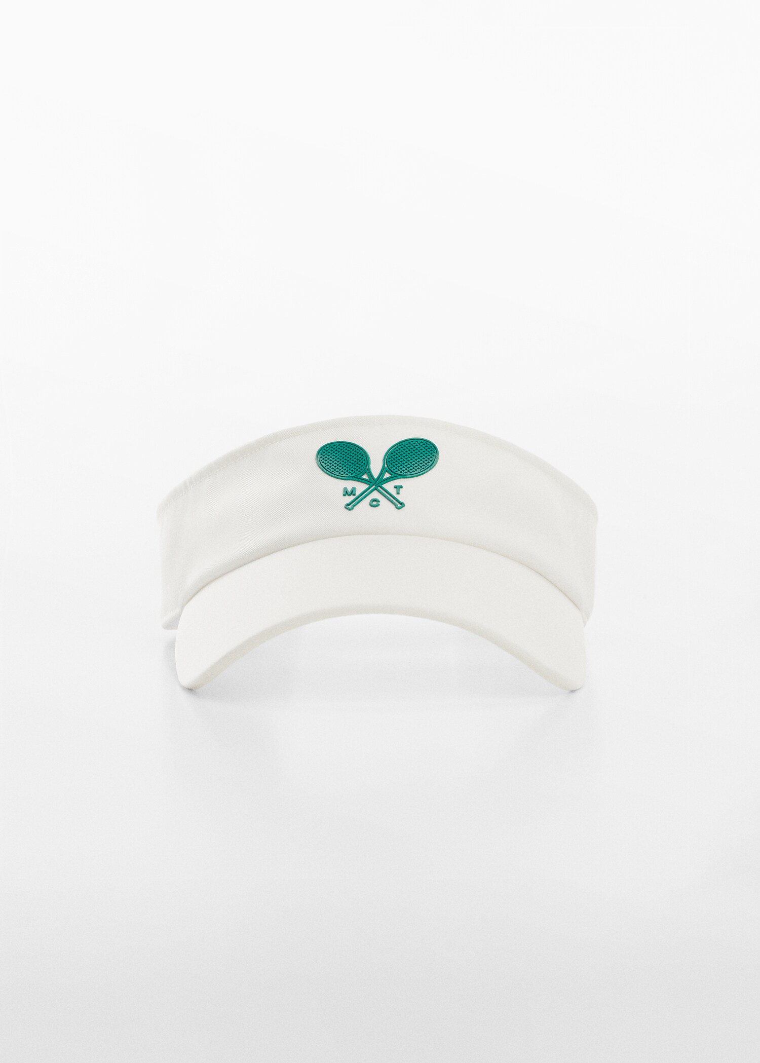Cap with visor and logo  - Medium plane